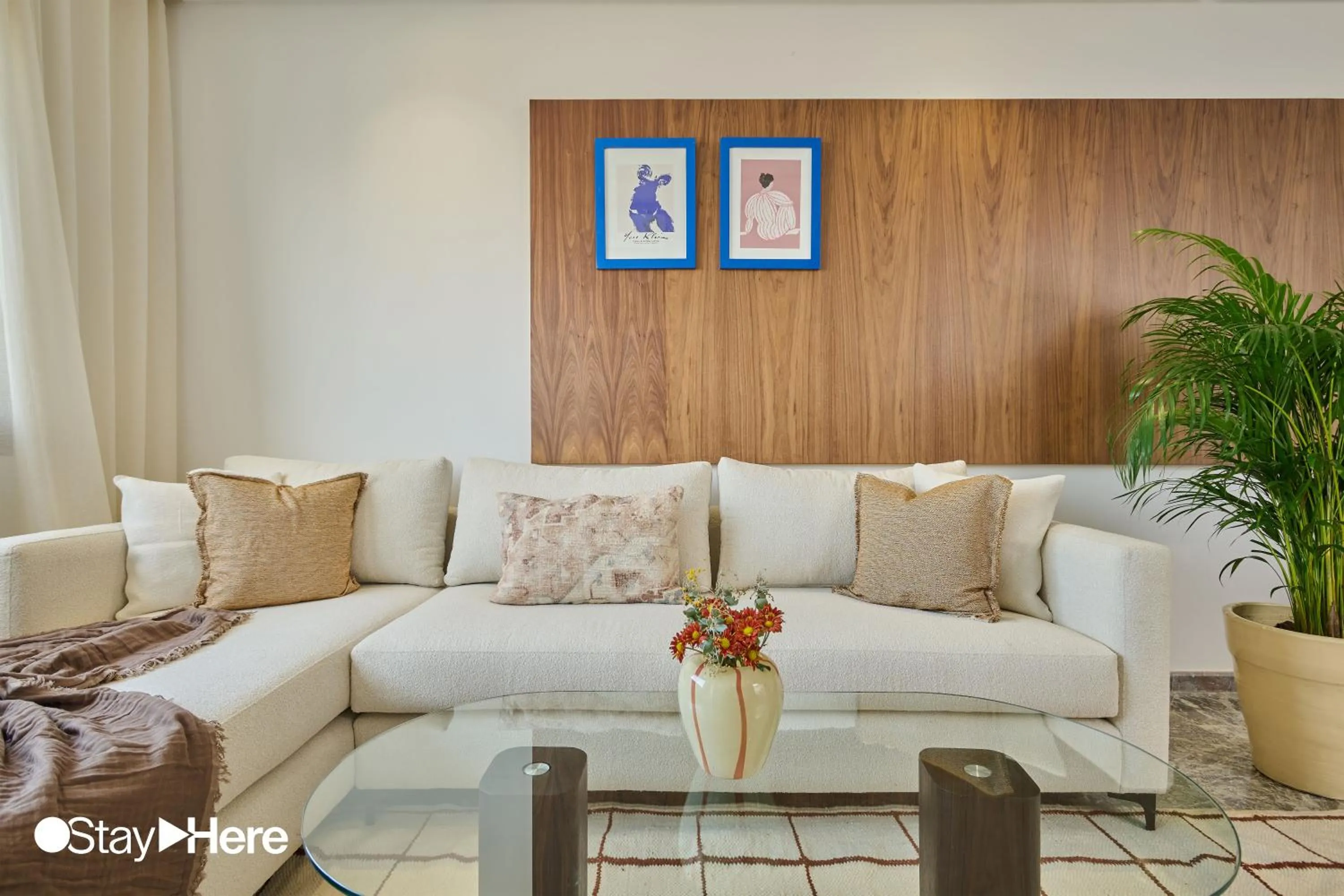 Living room in StayHere Casablanca - Oasis - Premium Residence
