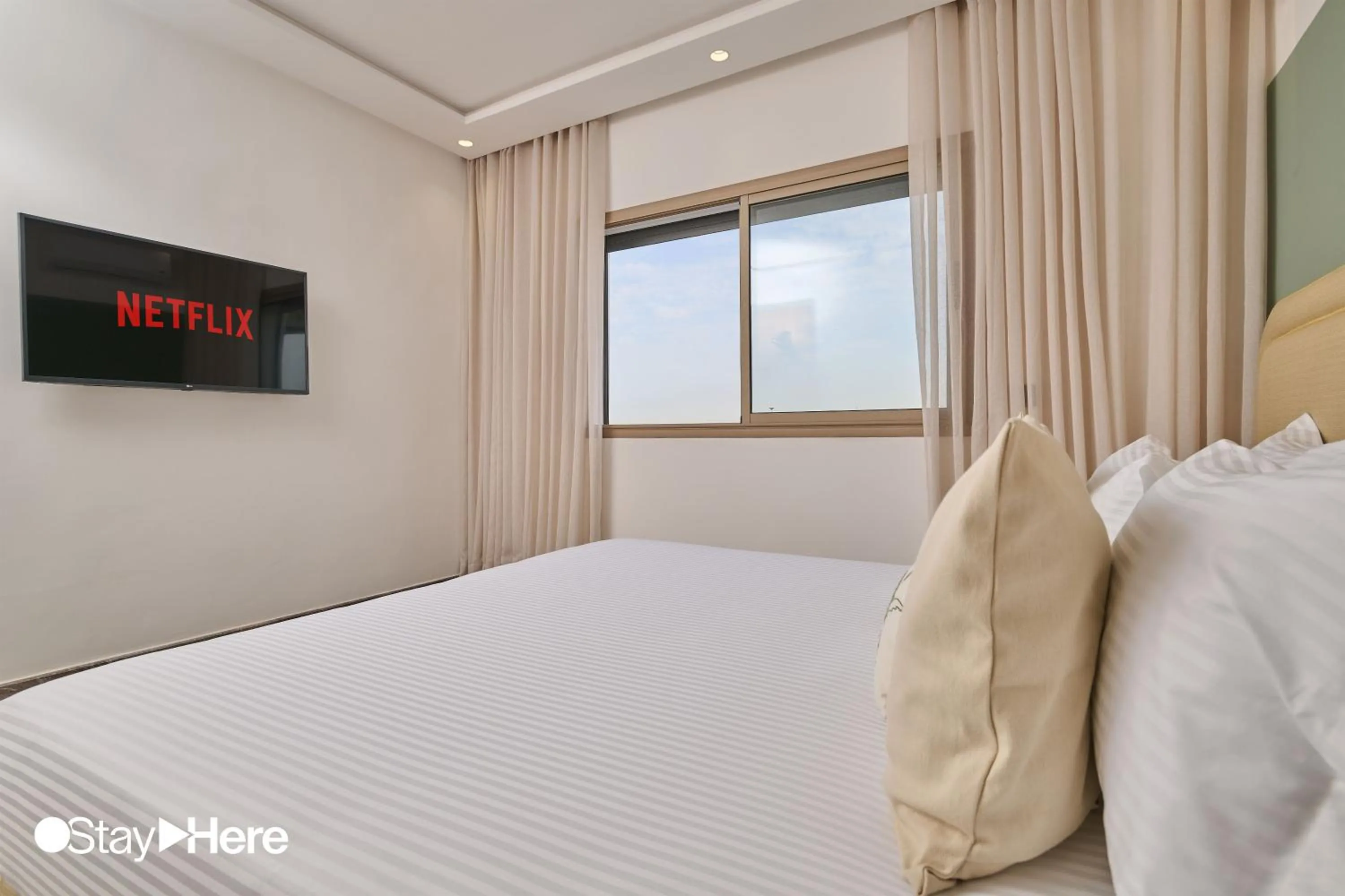 Bed in StayHere Casablanca - Oasis - Premium Residence