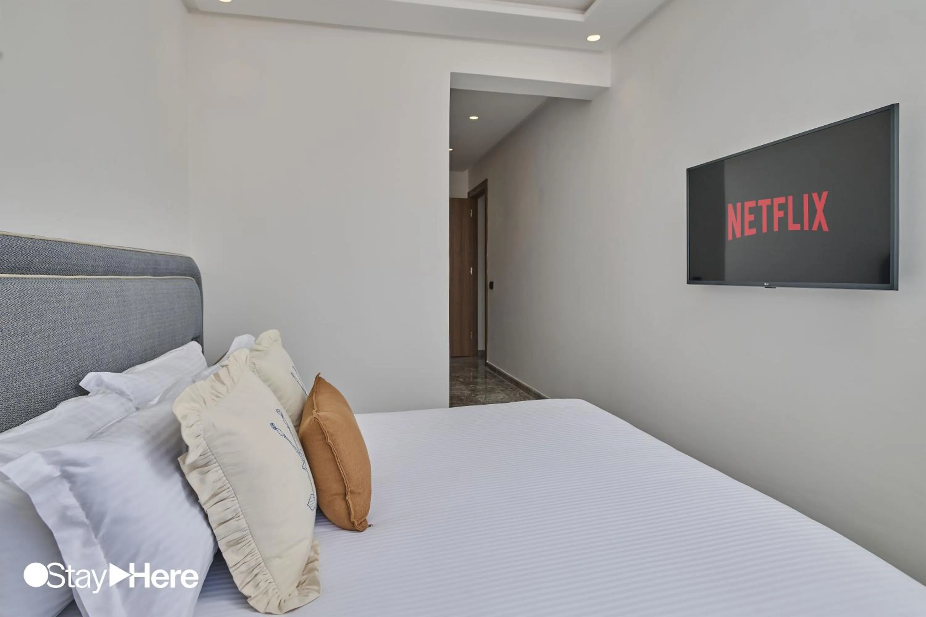 Bed in StayHere Casablanca - Oasis - Premium Residence