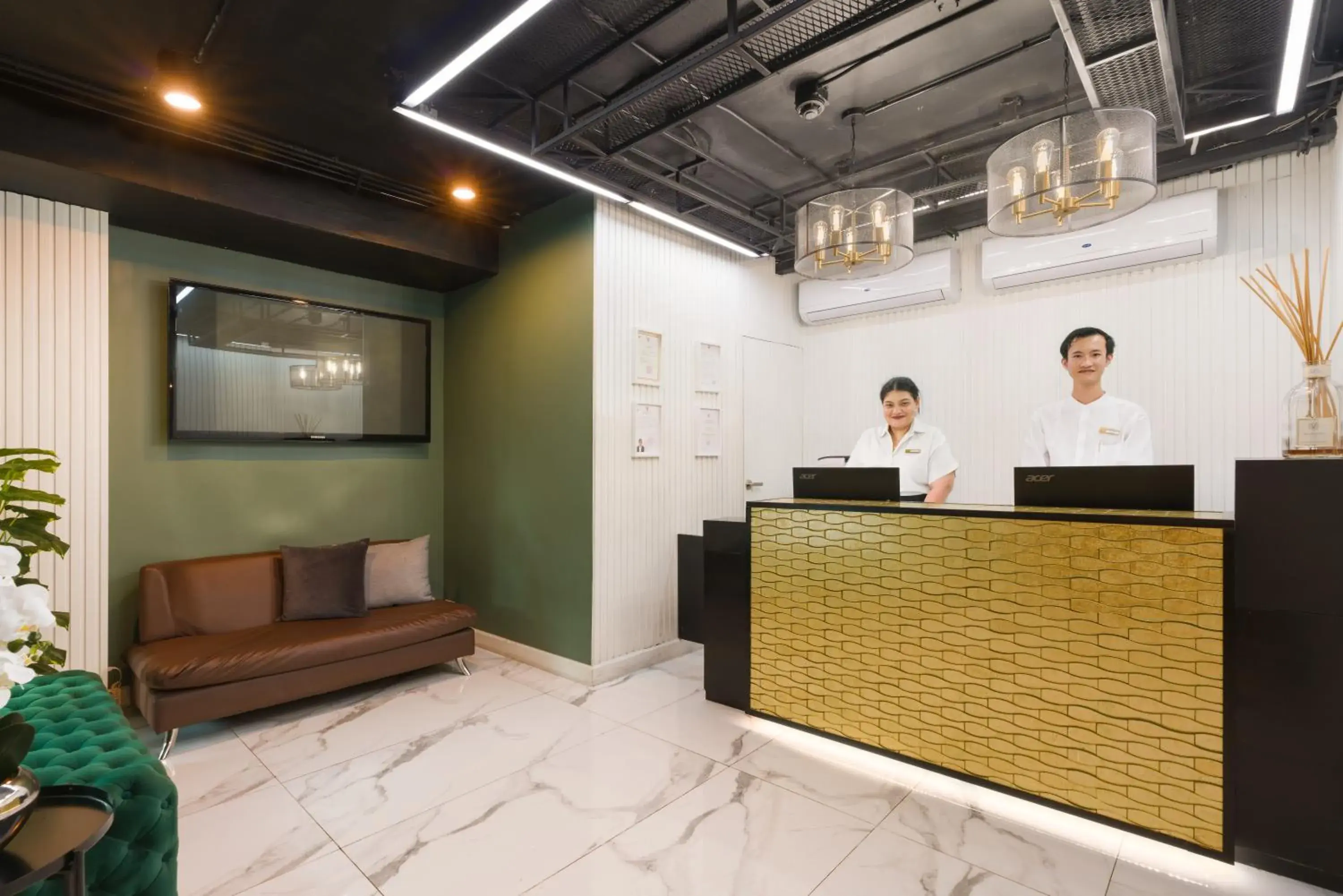 Lobby or reception in Skye Hotel Bangkok Lobby or reception in Skye Hotel Bangkok