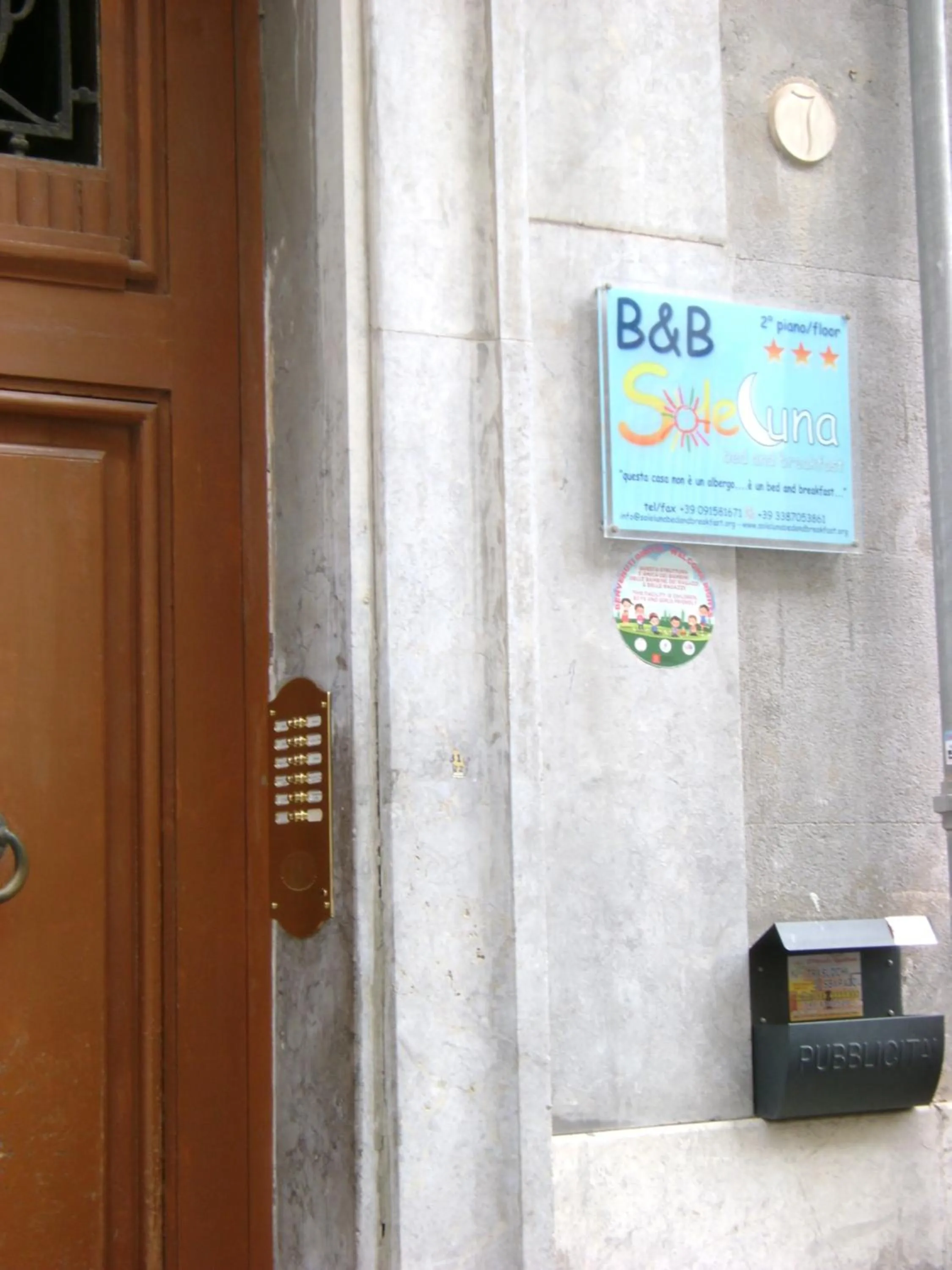 Property building in B&B SoleLuna della Solidarietà