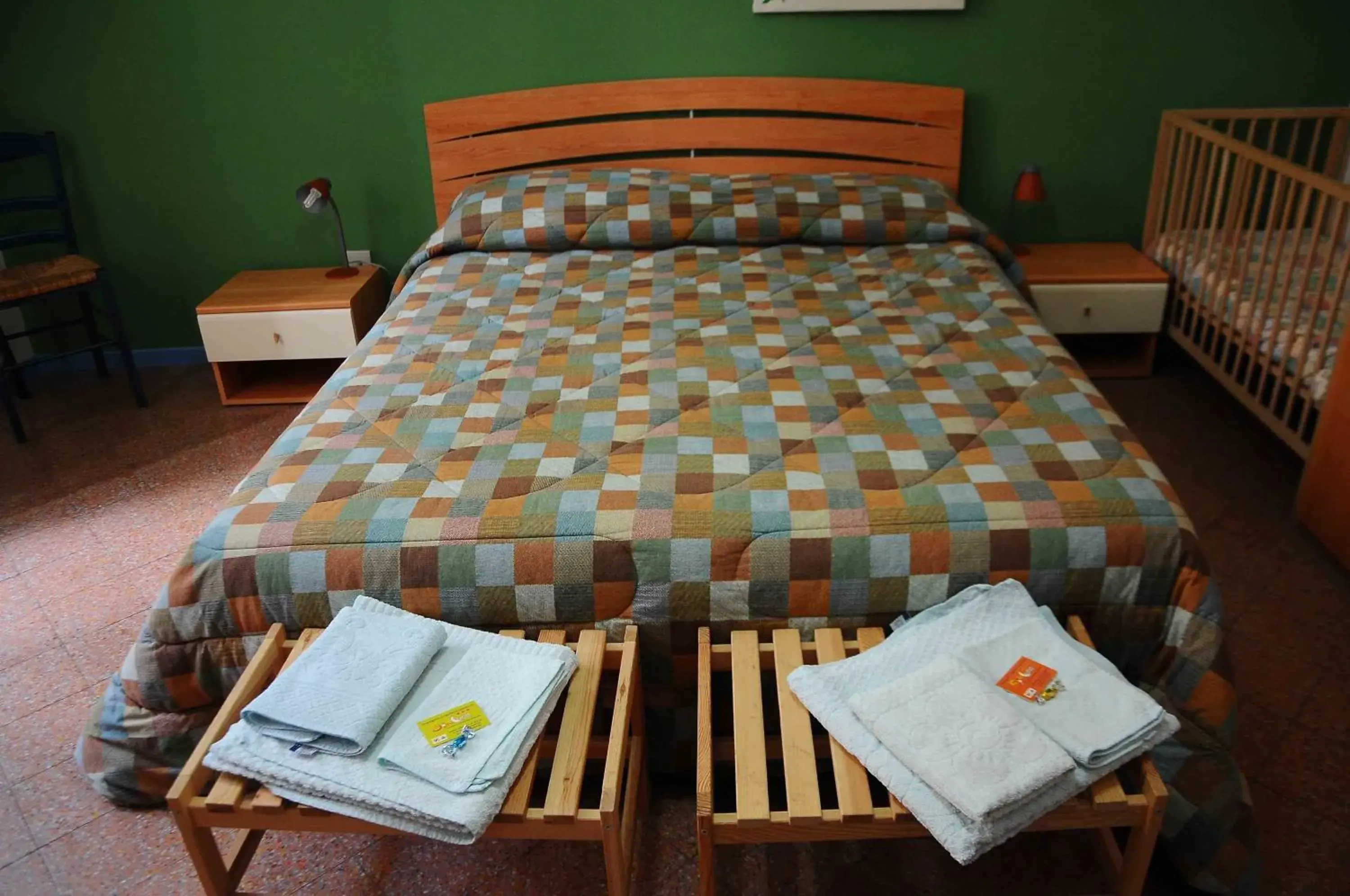 Double Room with Private External Bathroom in B&B SoleLuna della Solidarietà Double Room with Private External Bathroom in B&B SoleLuna della Solidarietà