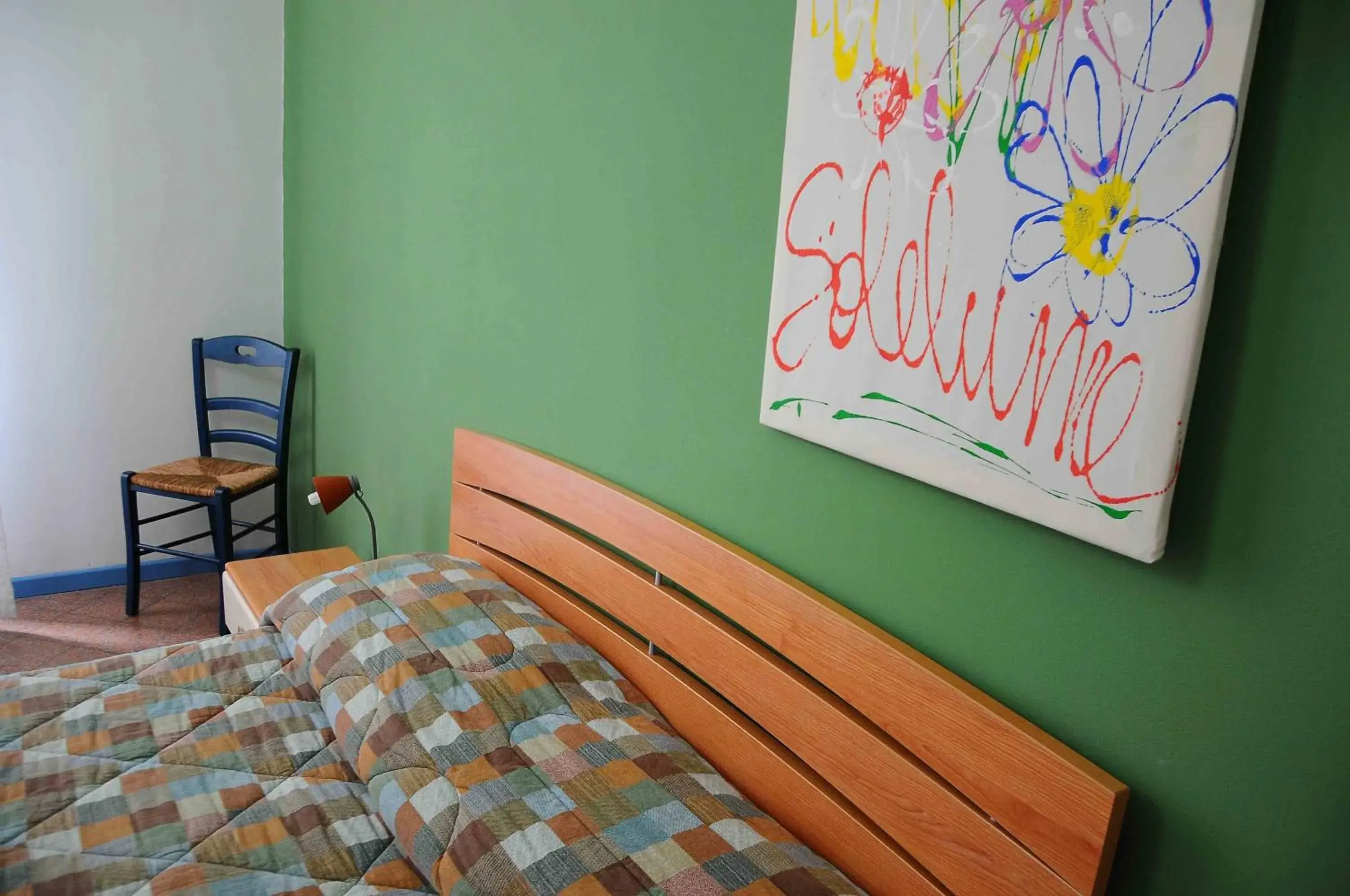 Double Room with Private External Bathroom in B&B SoleLuna della Solidarietà Double Room with Private External Bathroom in B&B SoleLuna della Solidarietà