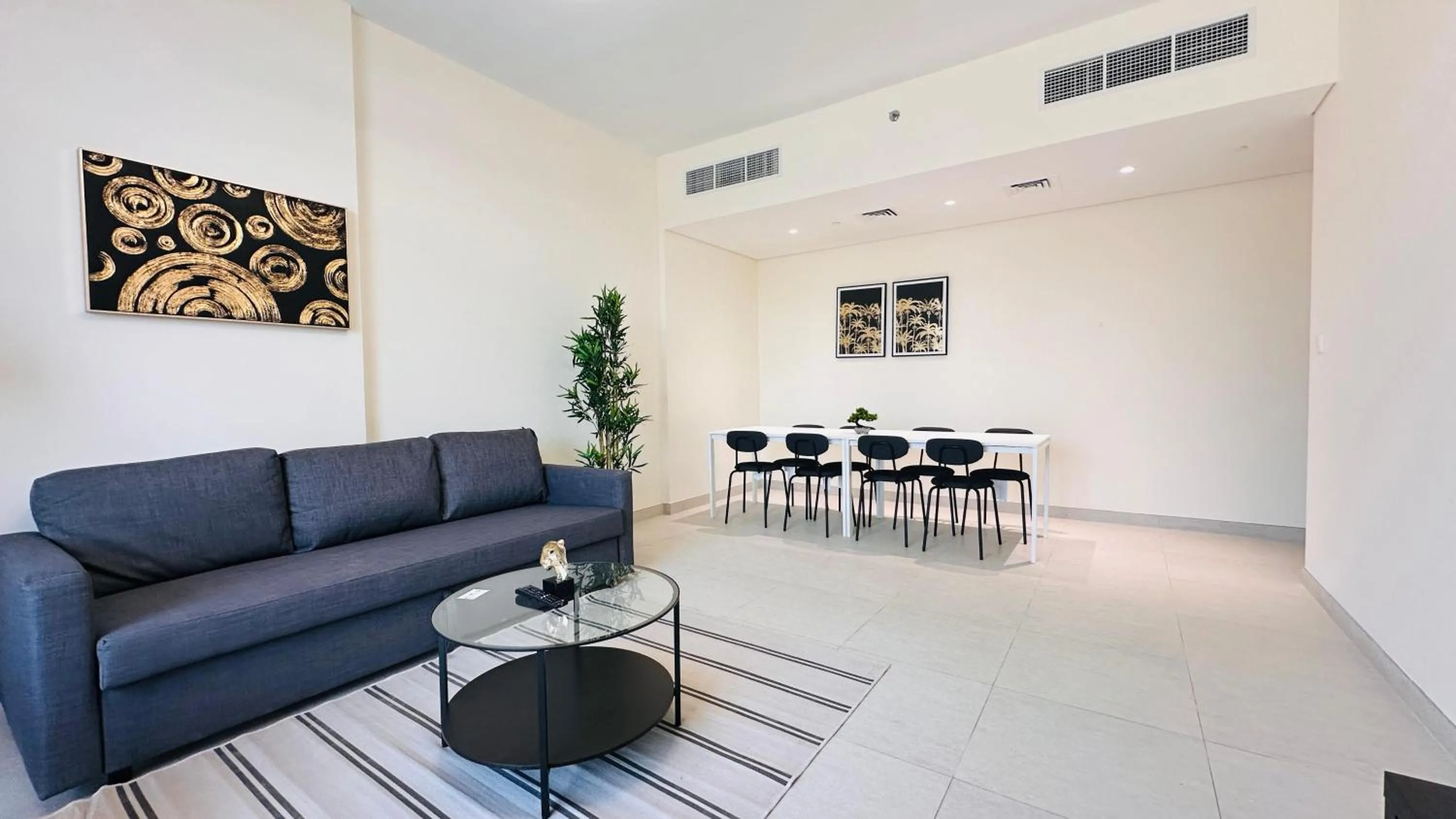 Seating area in Sunday Sheikh Zayed Road Concord Tower by Belvilla