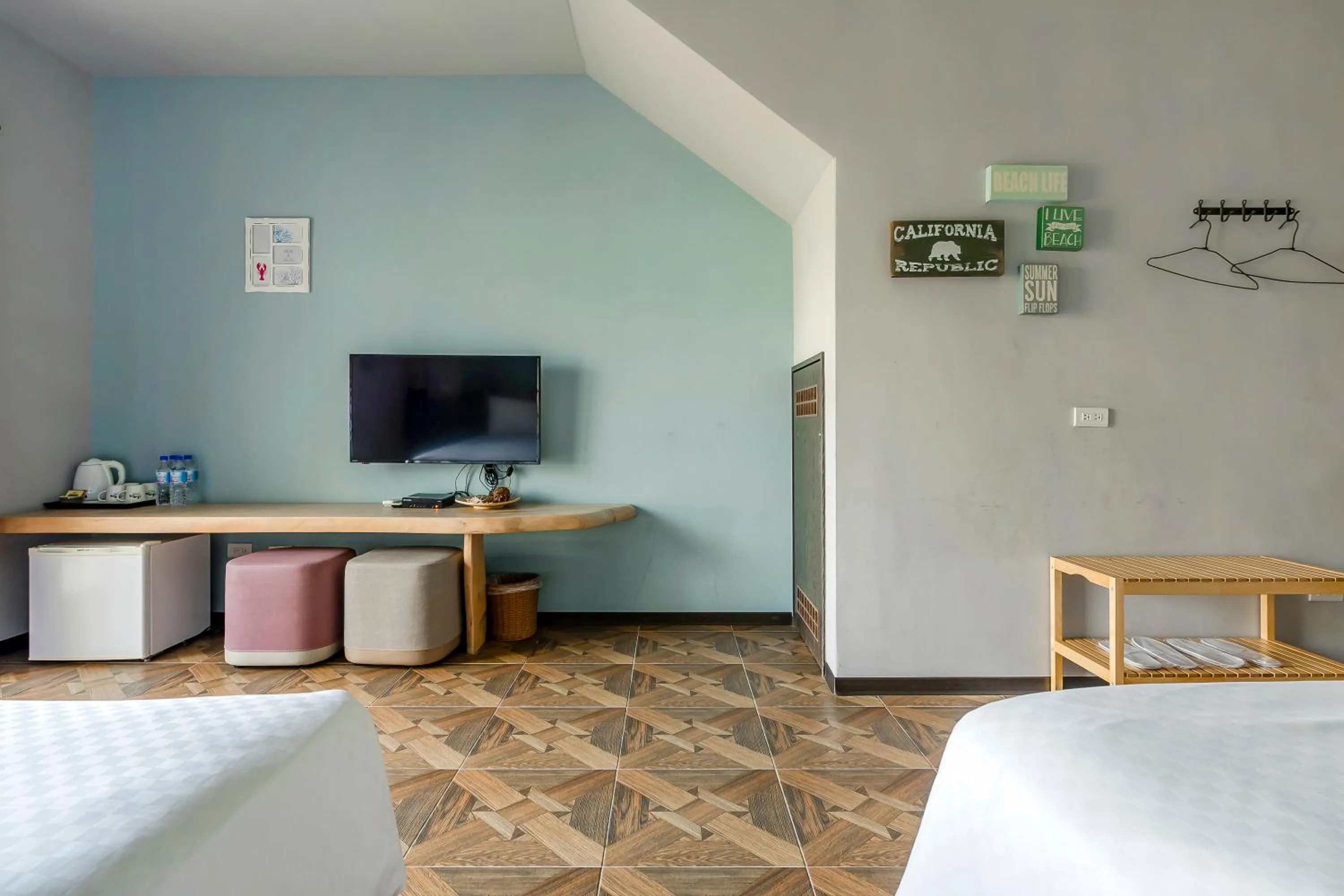 TV and multimedia, Bed in Kavana Cottage