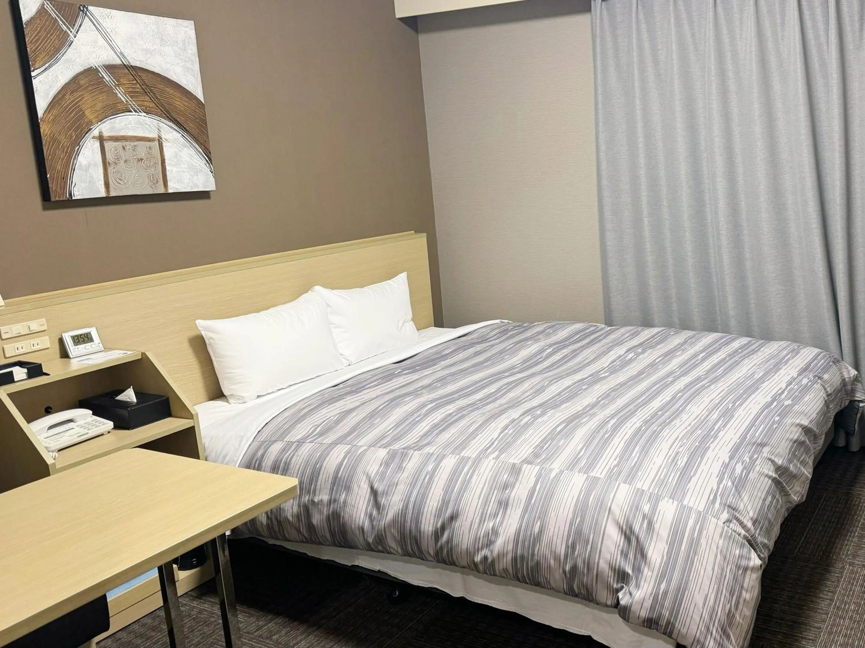 Photo of the whole room, Bed in Hotel Route Inn Hitachinaka