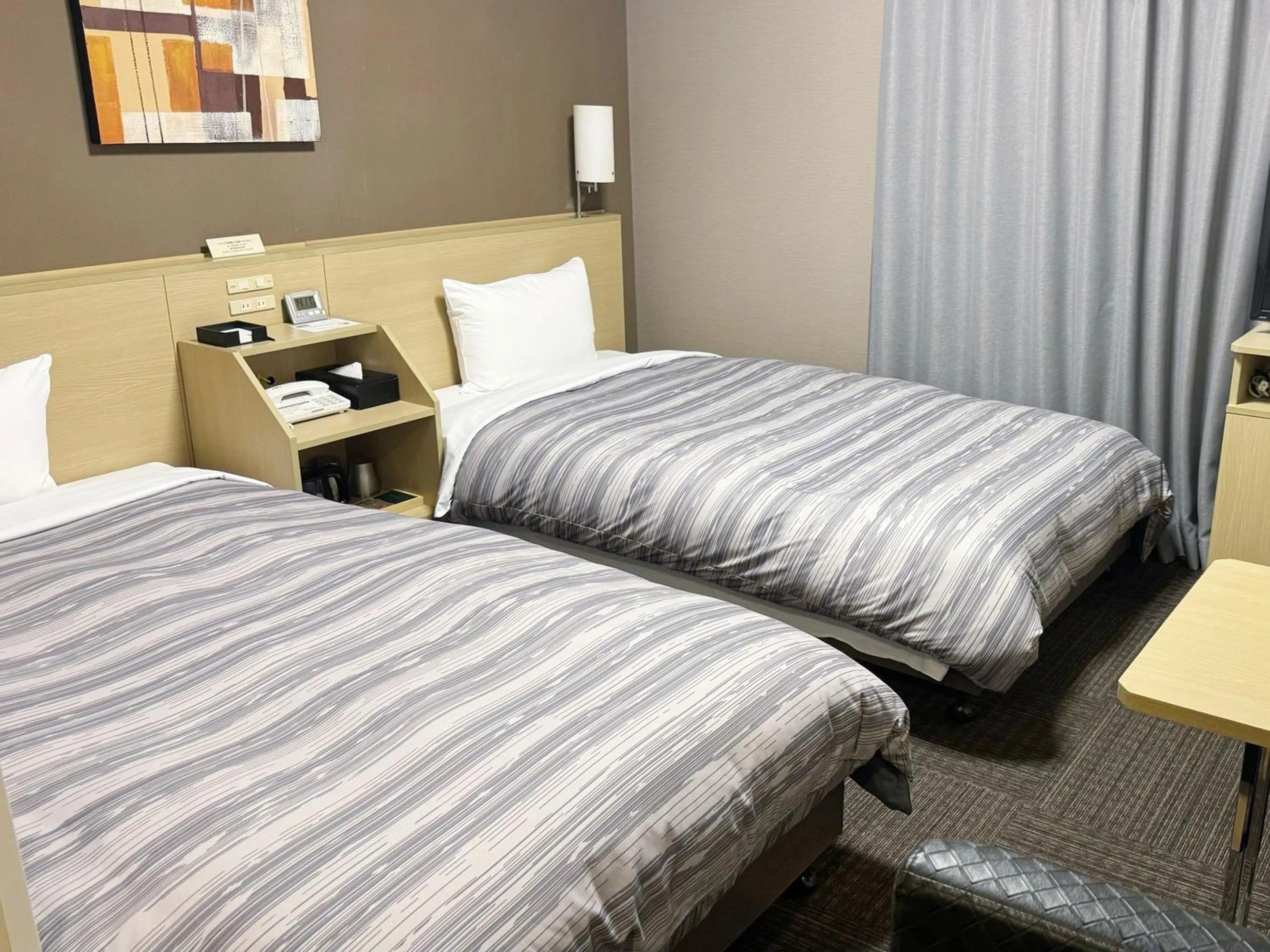 Photo of the whole room, Bed in Hotel Route Inn Hitachinaka