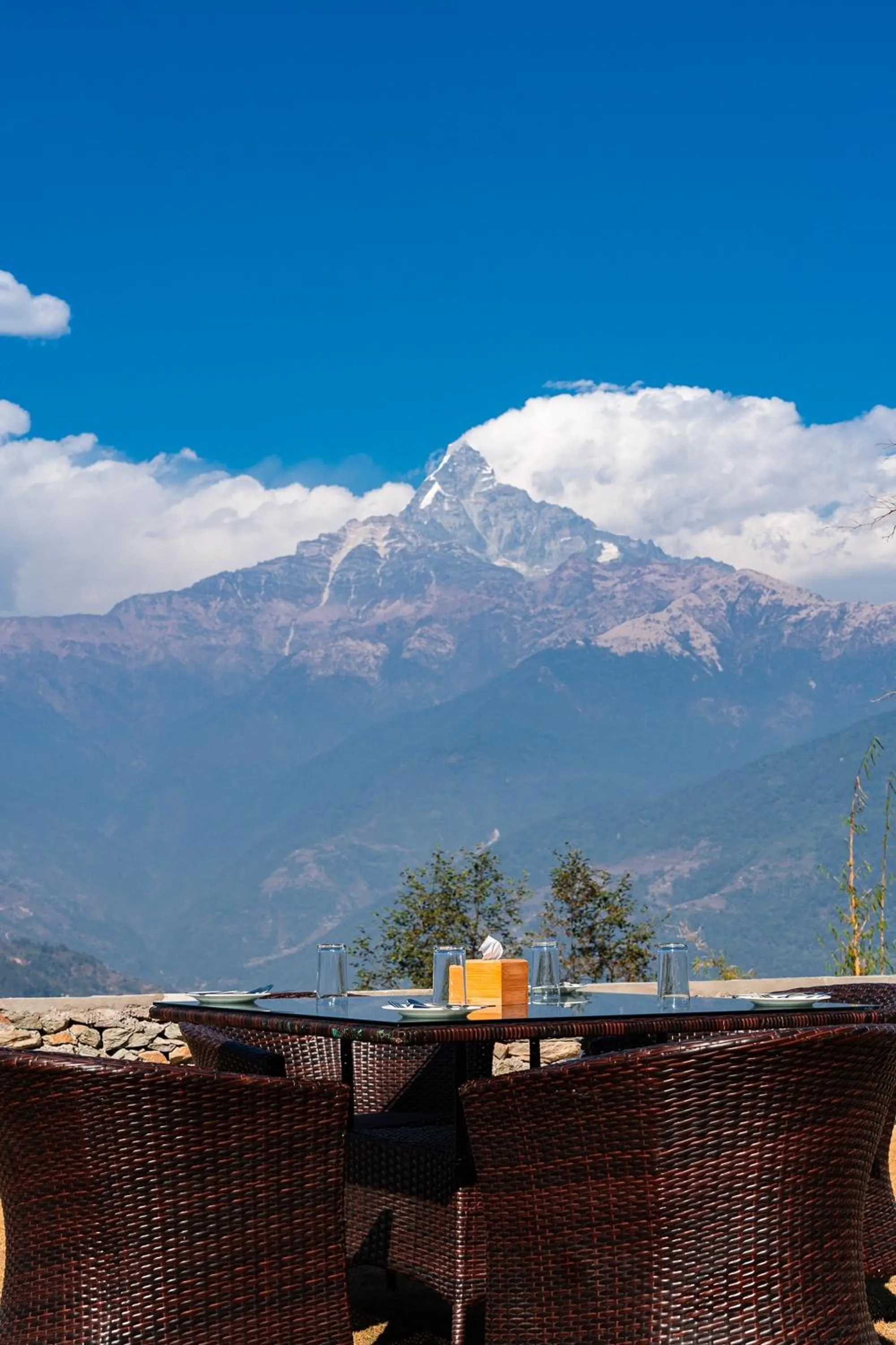 View (from property/room) in Nana Mountain Resort Mt Annapurna View