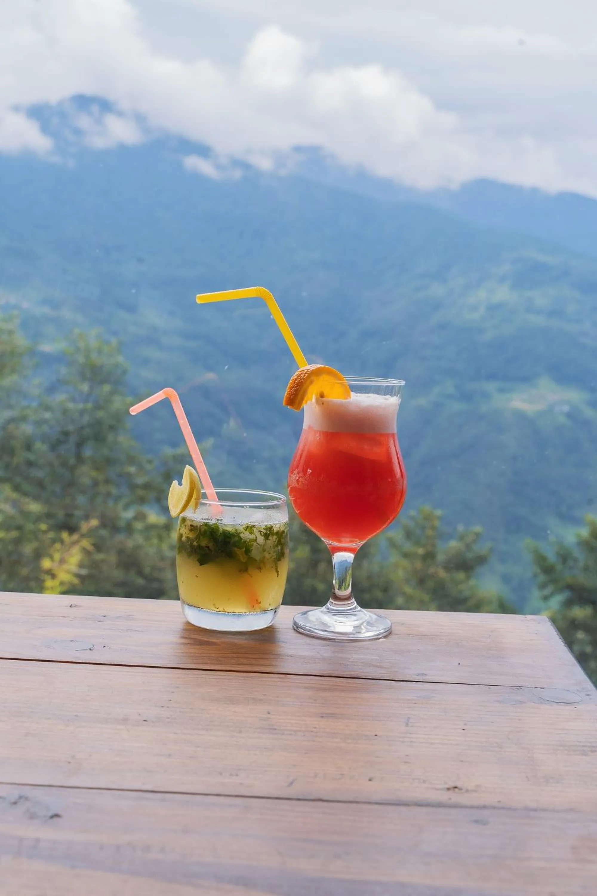 Drinks in Nana Mountain Resort Mt Annapurna View