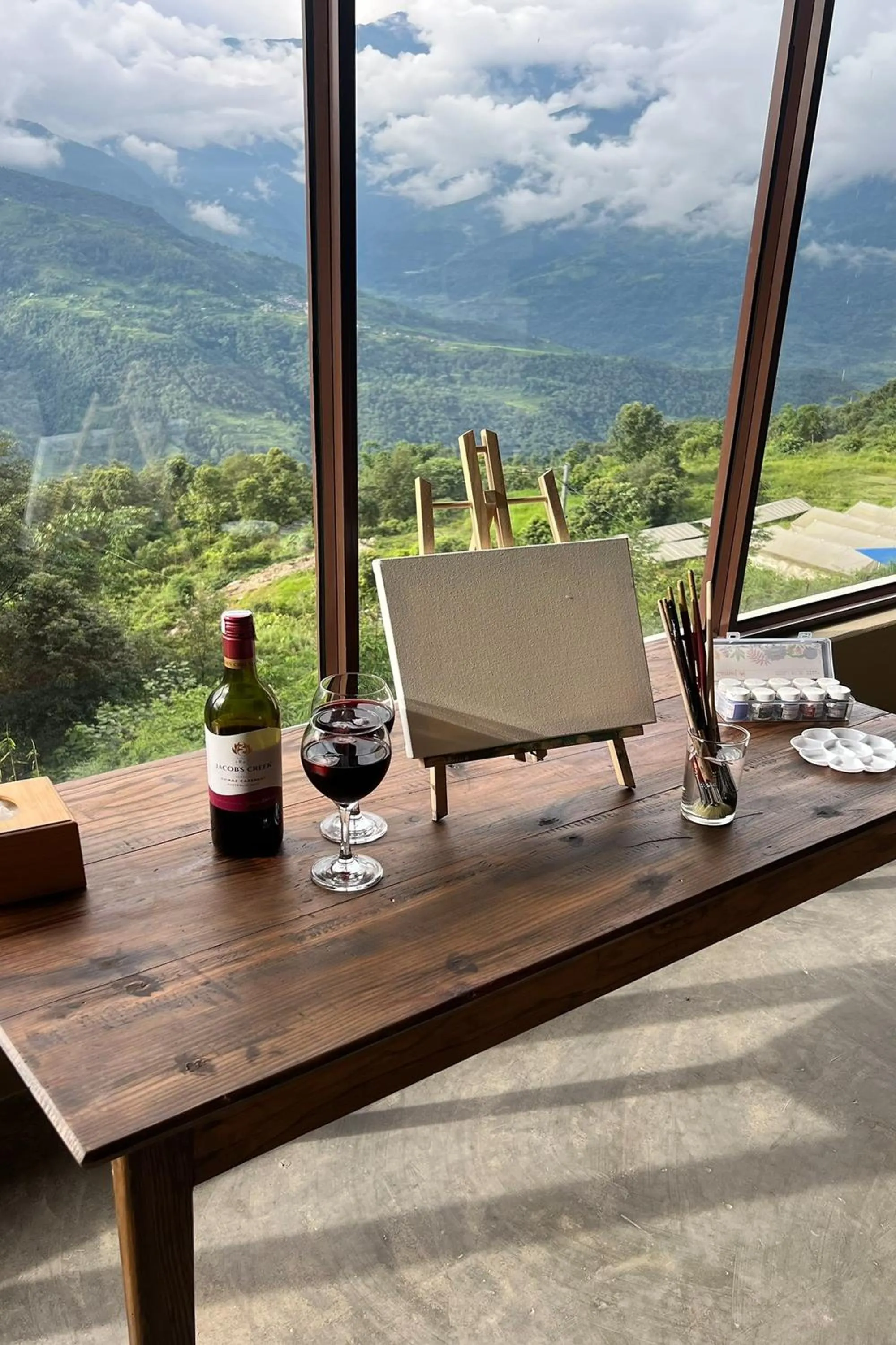 View (from property/room) in Nana Mountain Resort Mt Annapurna View