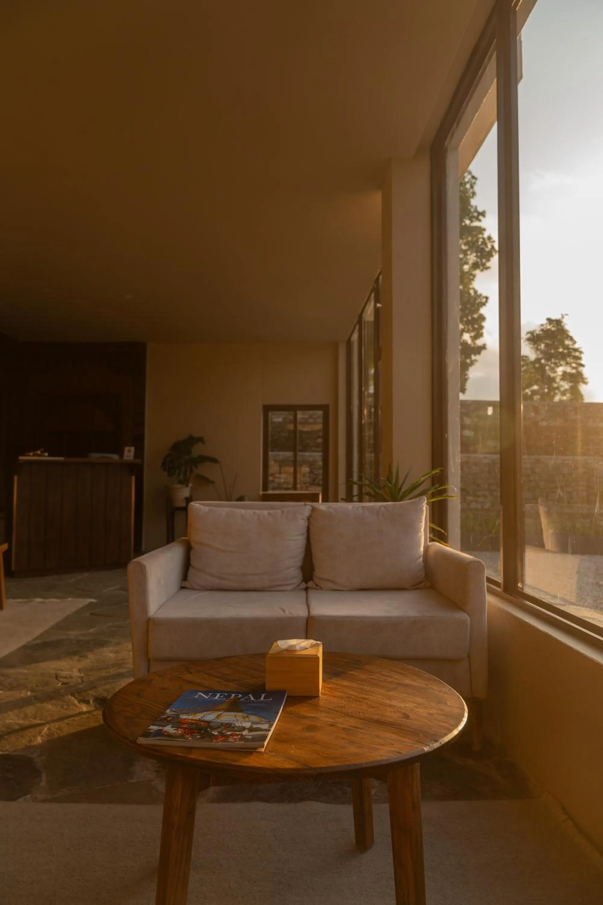 Living room in Nana Mountain Resort Mt Annapurna View