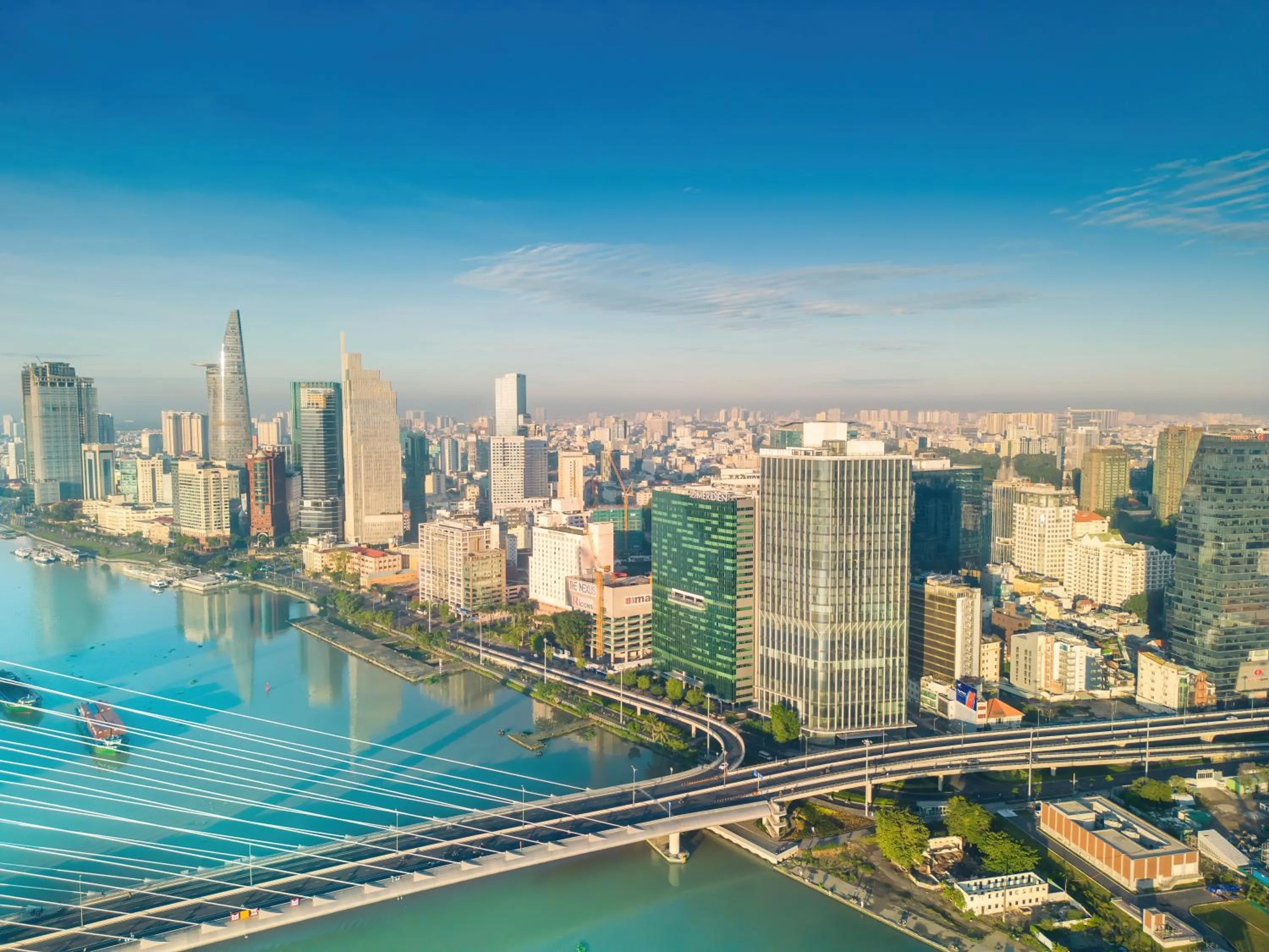 City view in Le Meridien Saigon