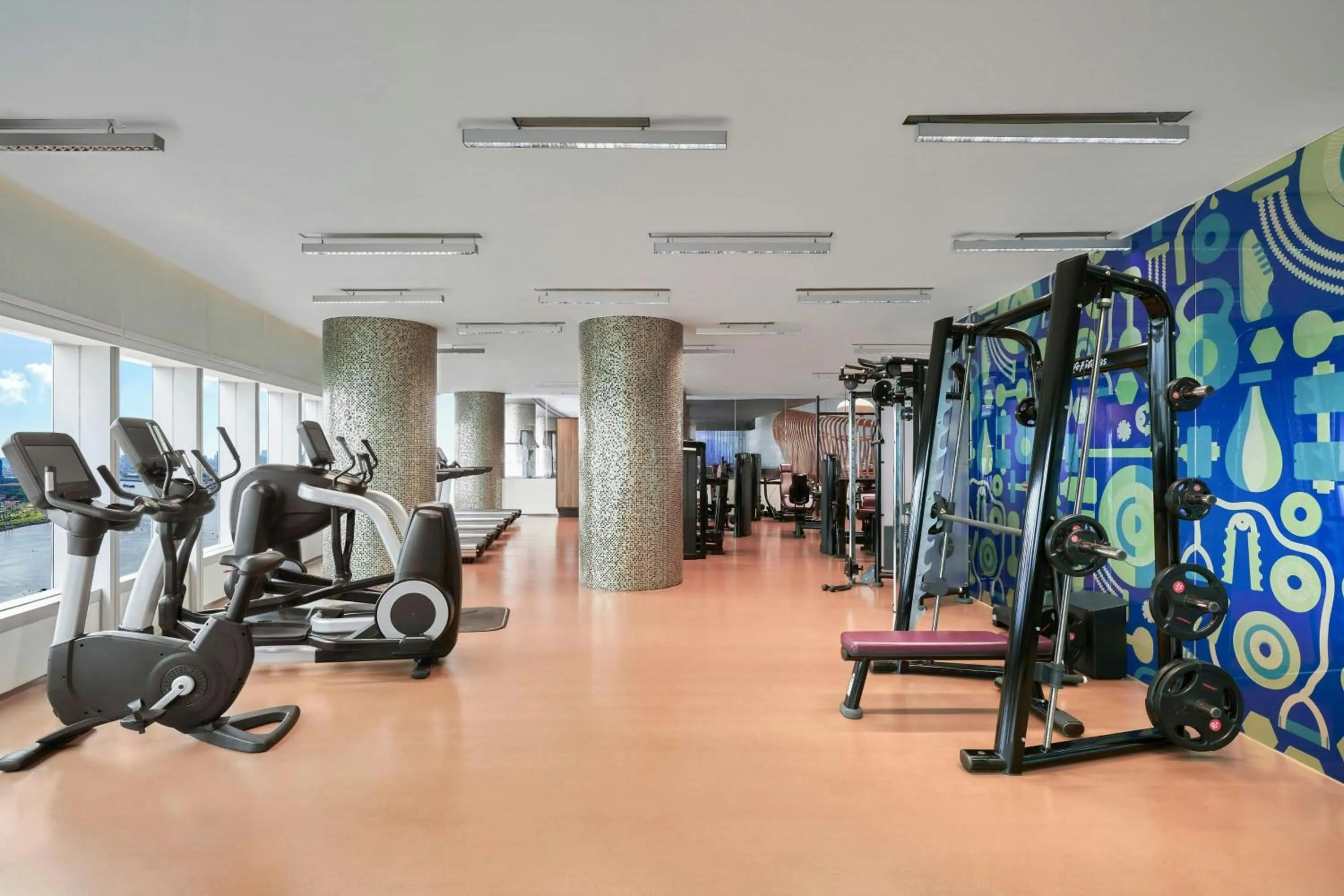 Fitness centre/facilities in Le Meridien Saigon