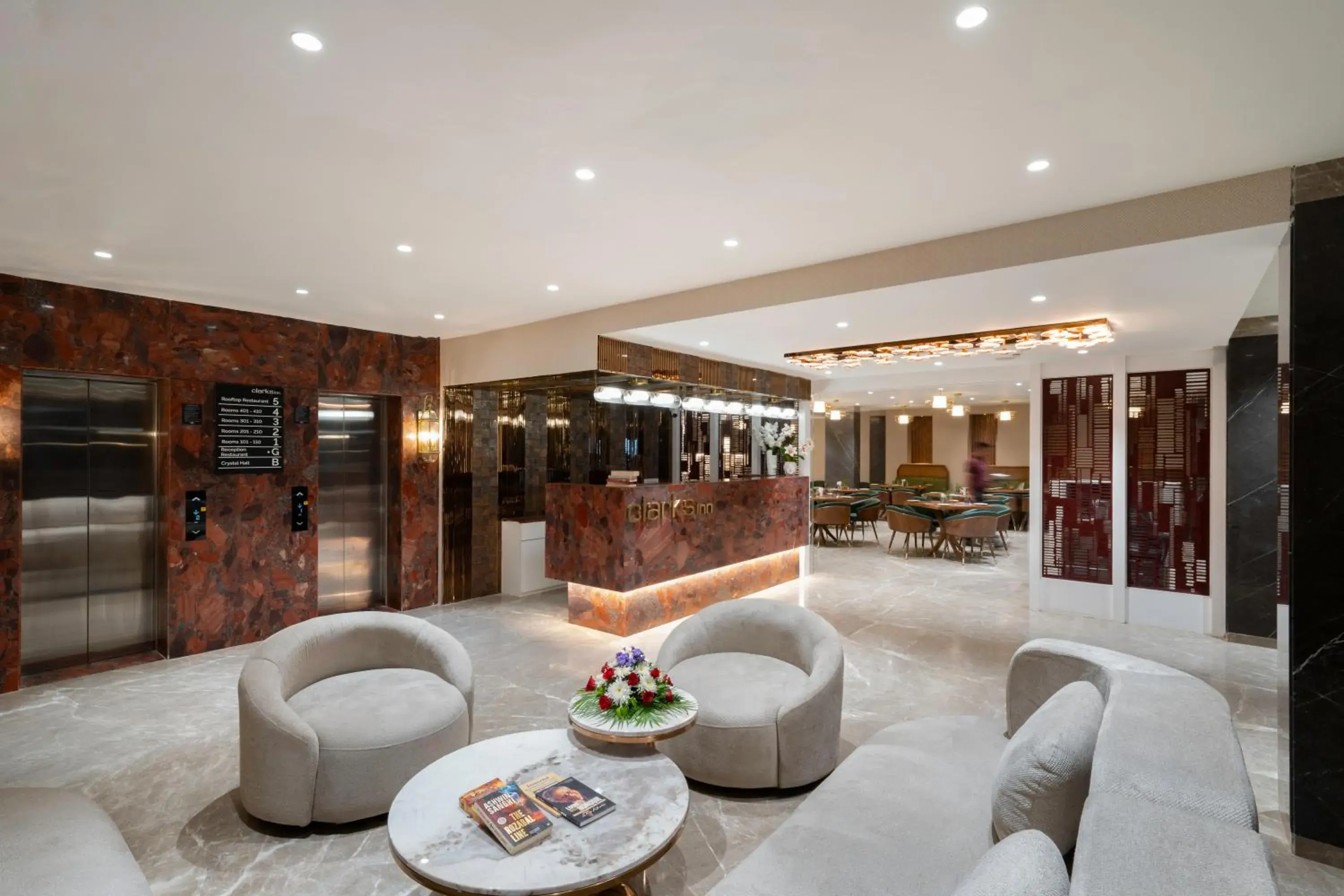 Lobby or reception in Clarks Inn Indore Lobby or reception in Clarks Inn Indore