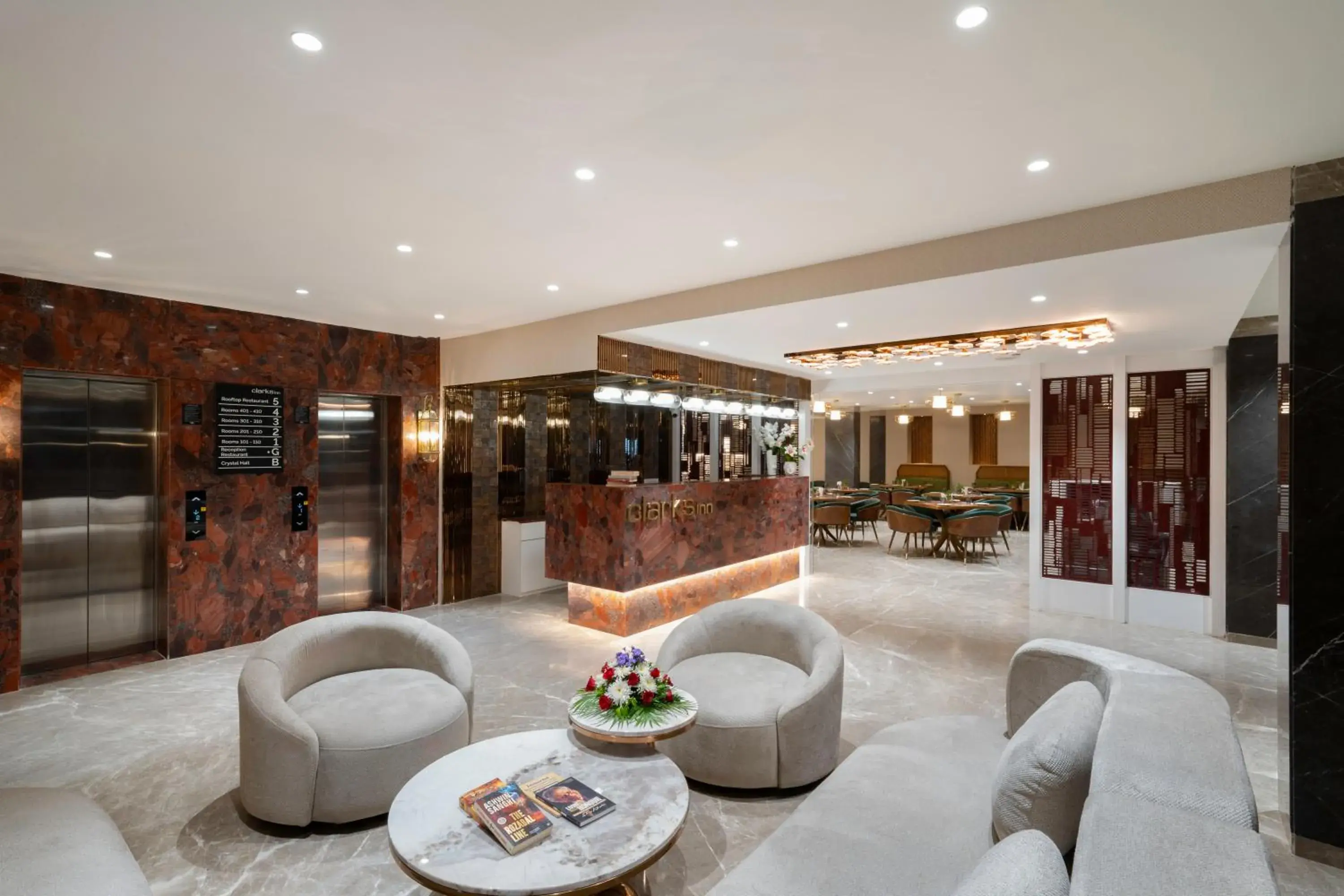Lobby or reception in Clarks Inn Indore Lobby or reception in Clarks Inn Indore
