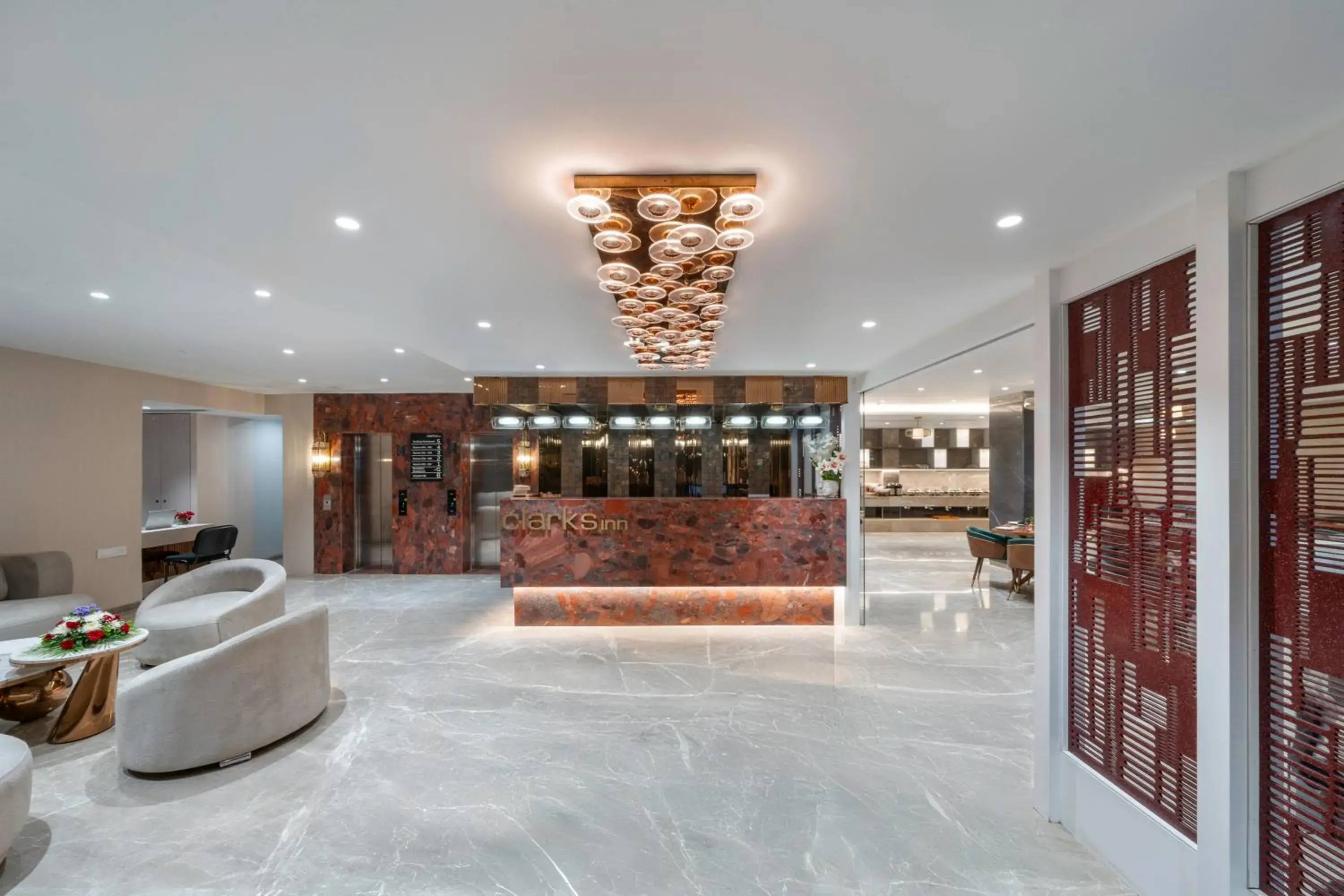 Lobby or reception in Clarks Inn Indore Lobby or reception in Clarks Inn Indore