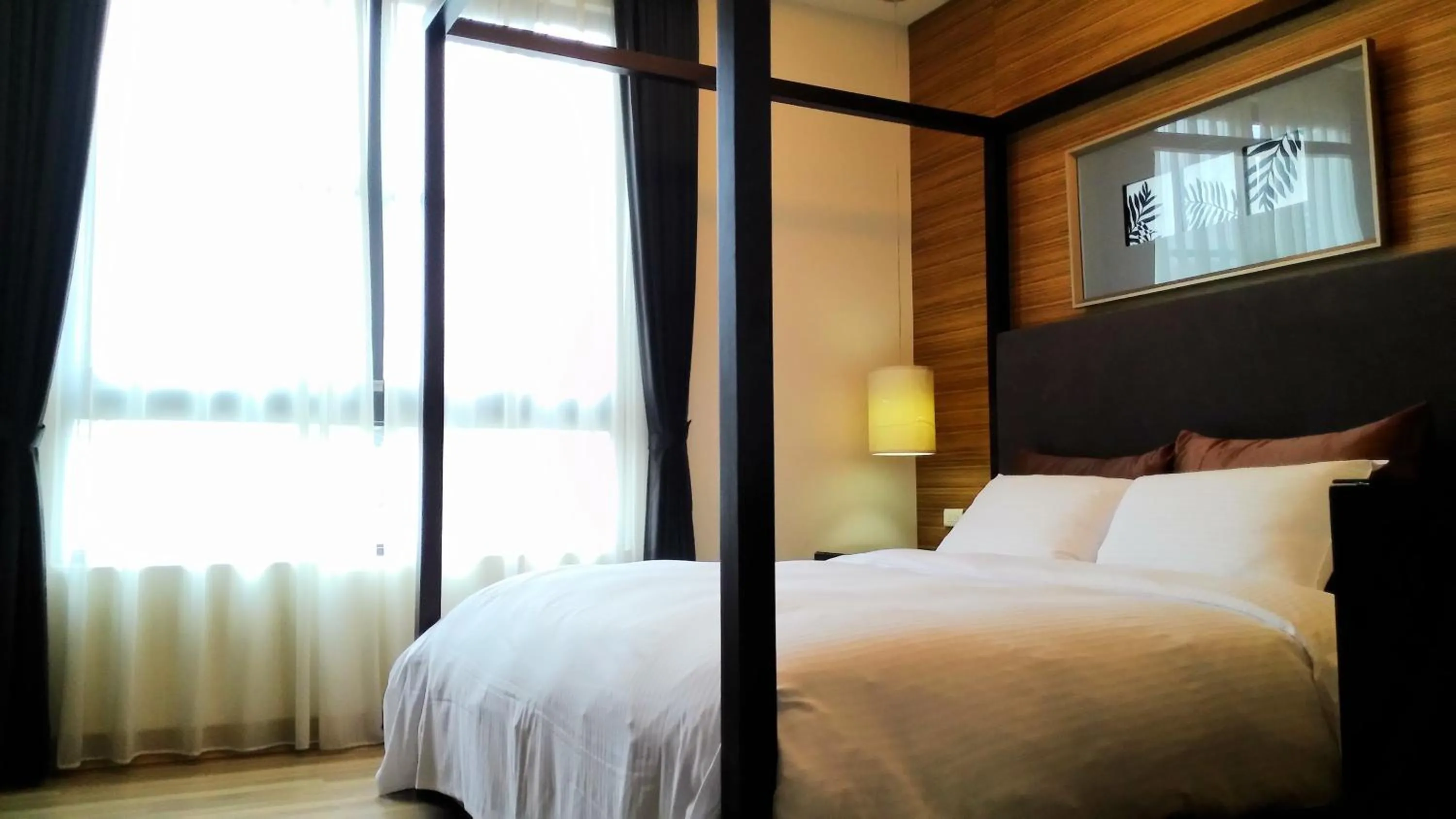 Bed in Hotel Modern Puli