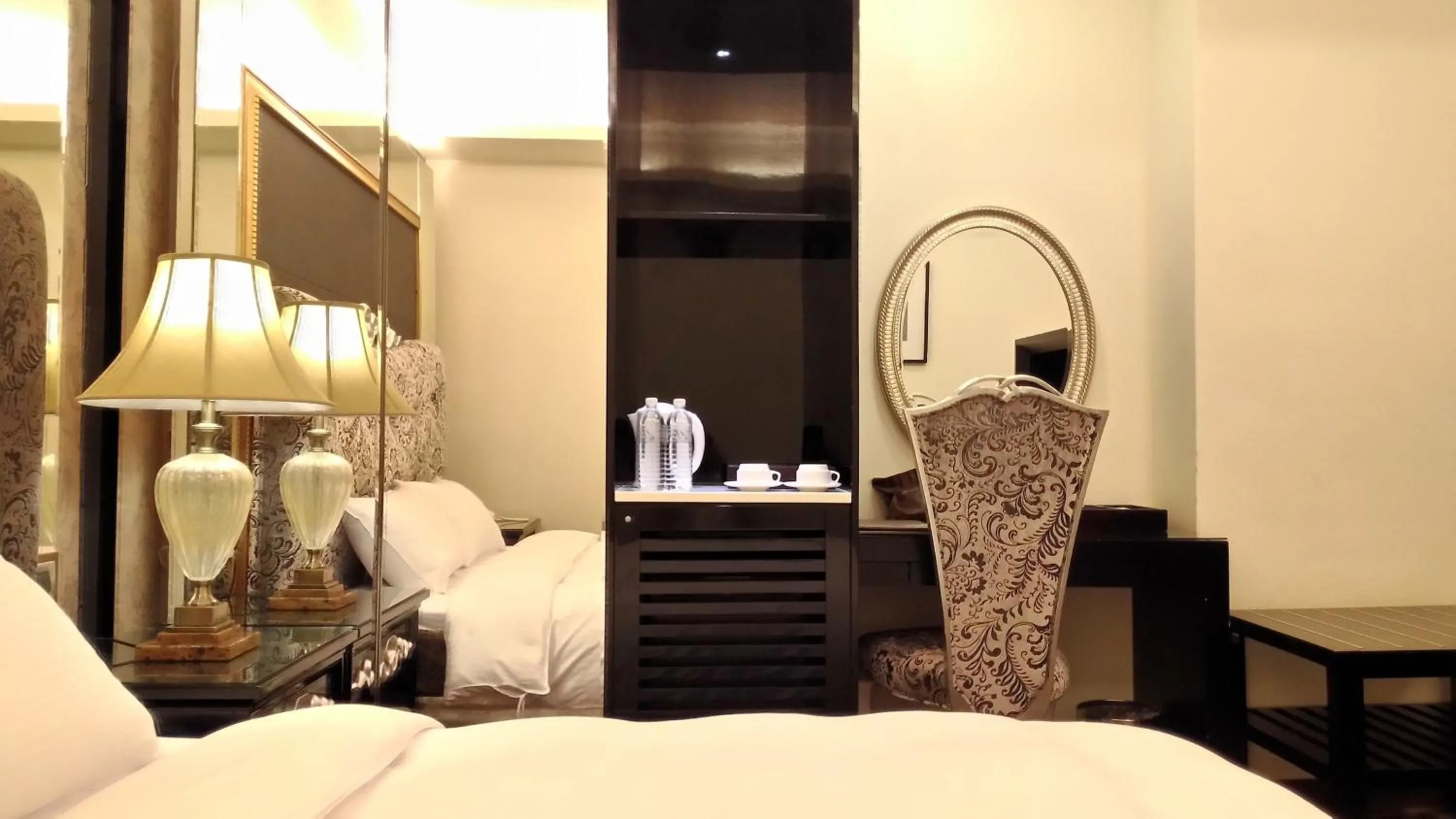 Decorative detail, Bed in Hotel Modern Puli