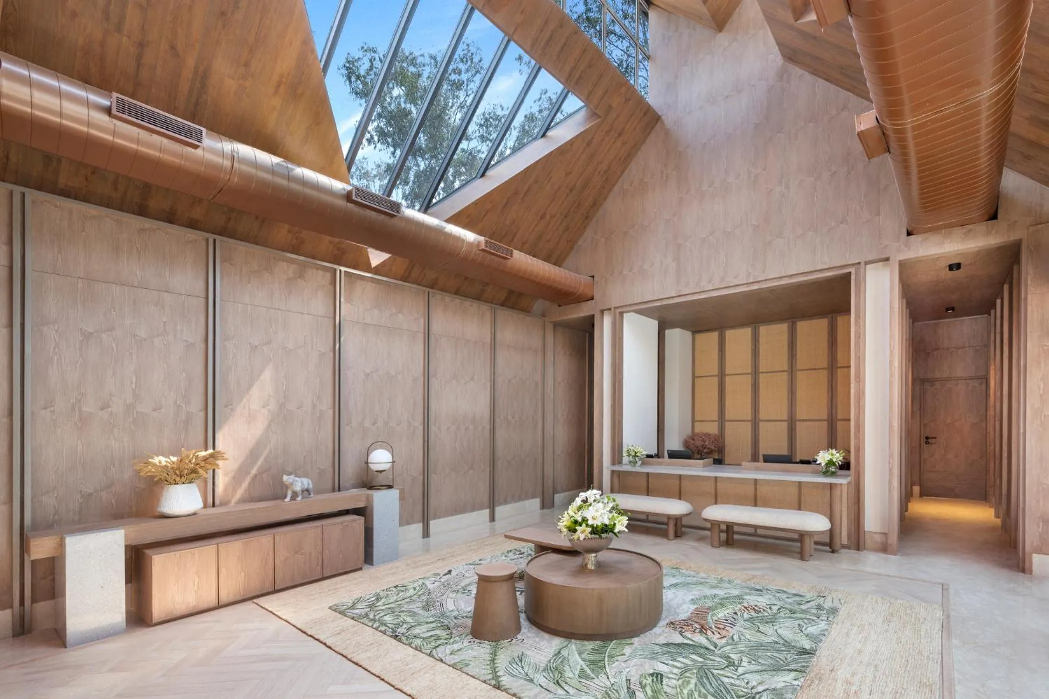 Lobby or reception in ZANA Luxury Suites and Cottages, Dhikuli, Jim Corbett
