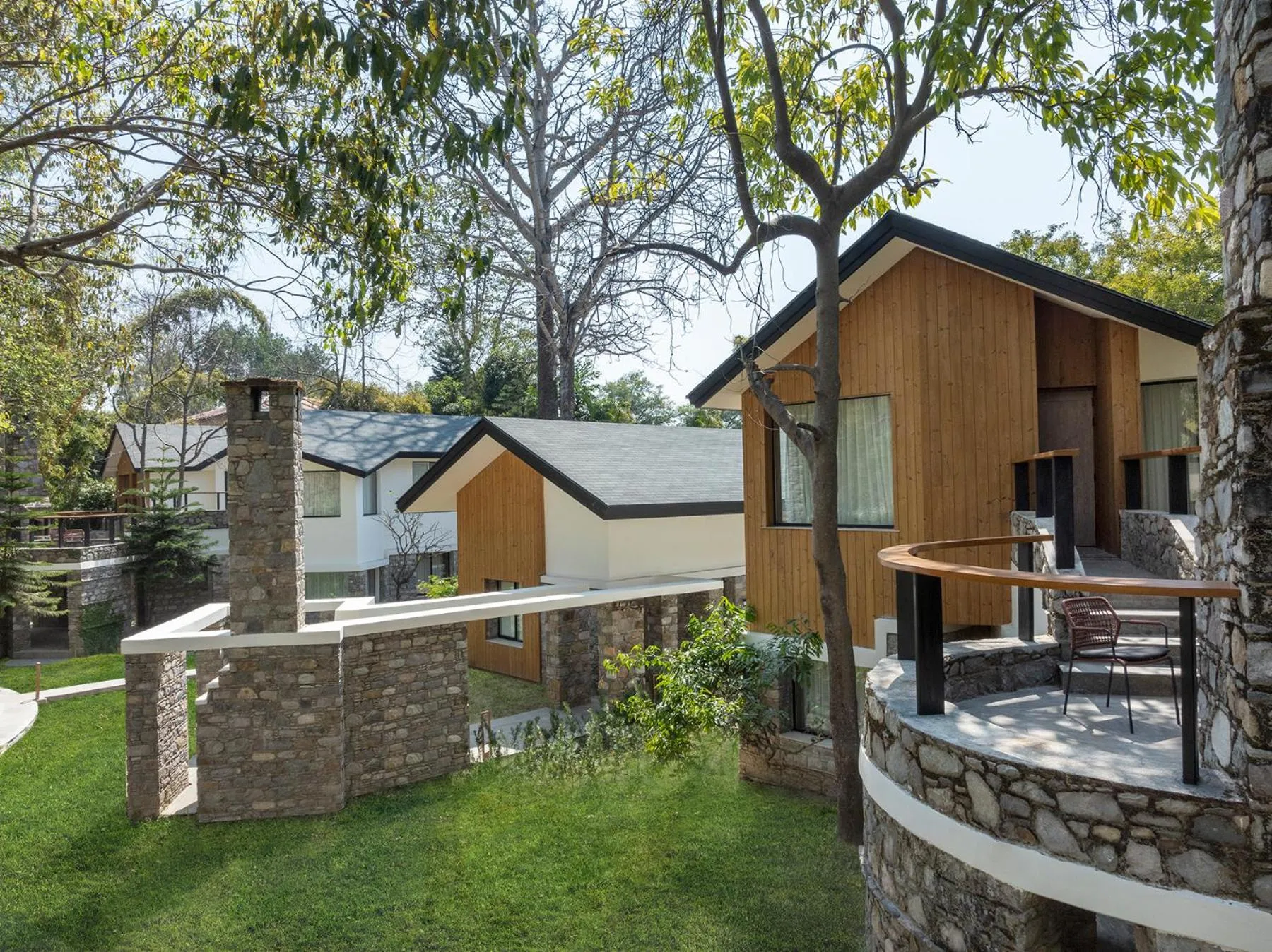 Patio in ZANA Luxury Suites and Cottages, Dhikuli, Jim Corbett