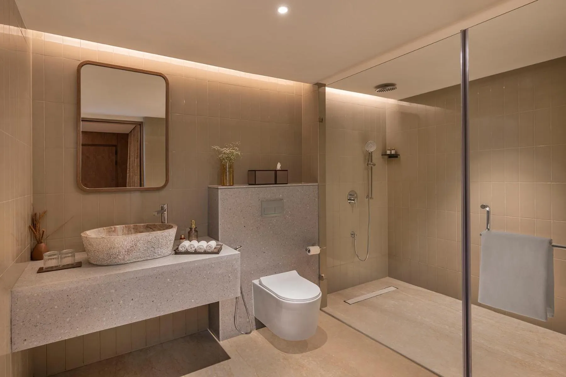 Bathroom in ZANA Luxury Suites and Cottages, Dhikuli, Jim Corbett