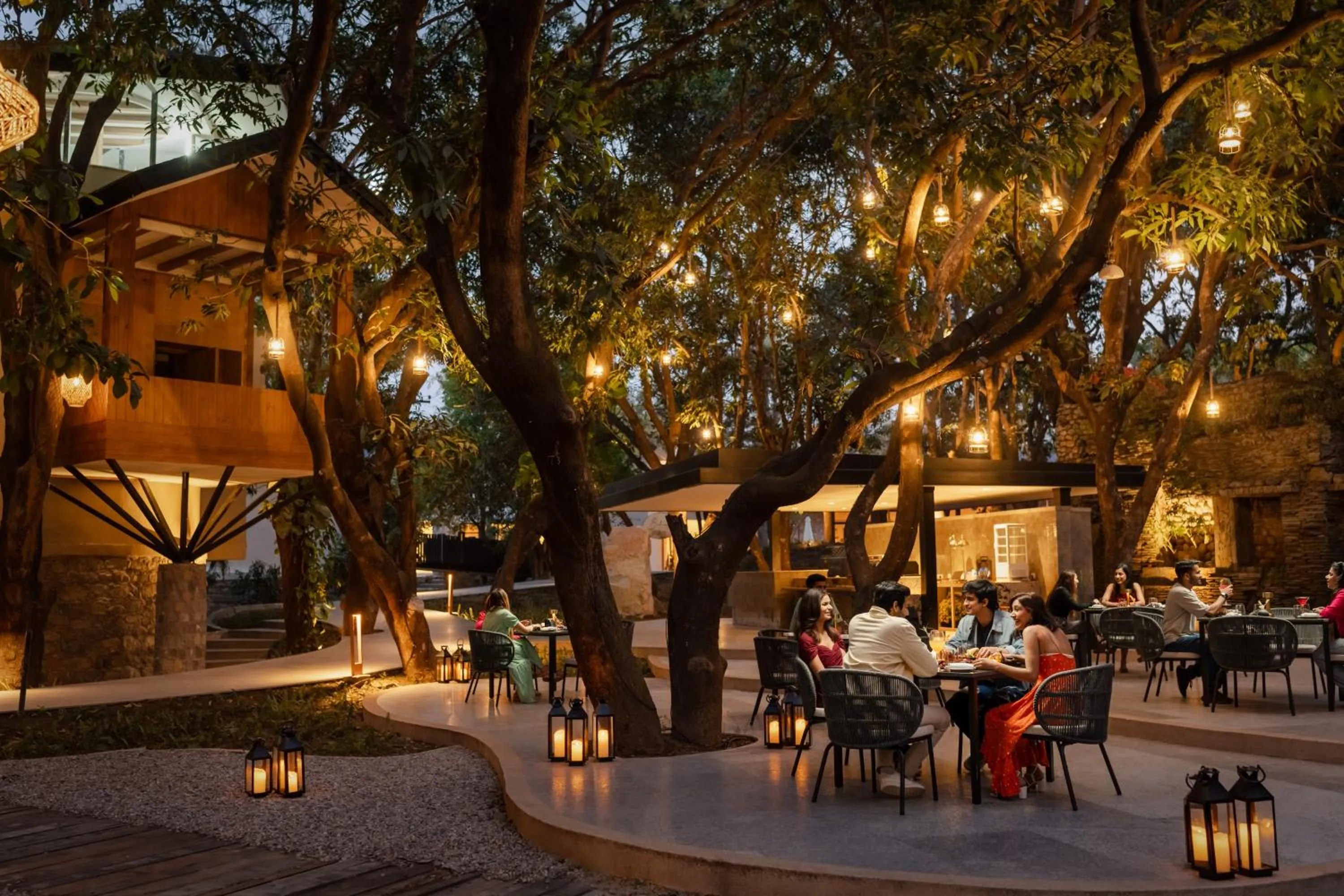 Restaurant/places to eat in ZANA Luxury Suites and Cottages, Dhikuli, Jim Corbett