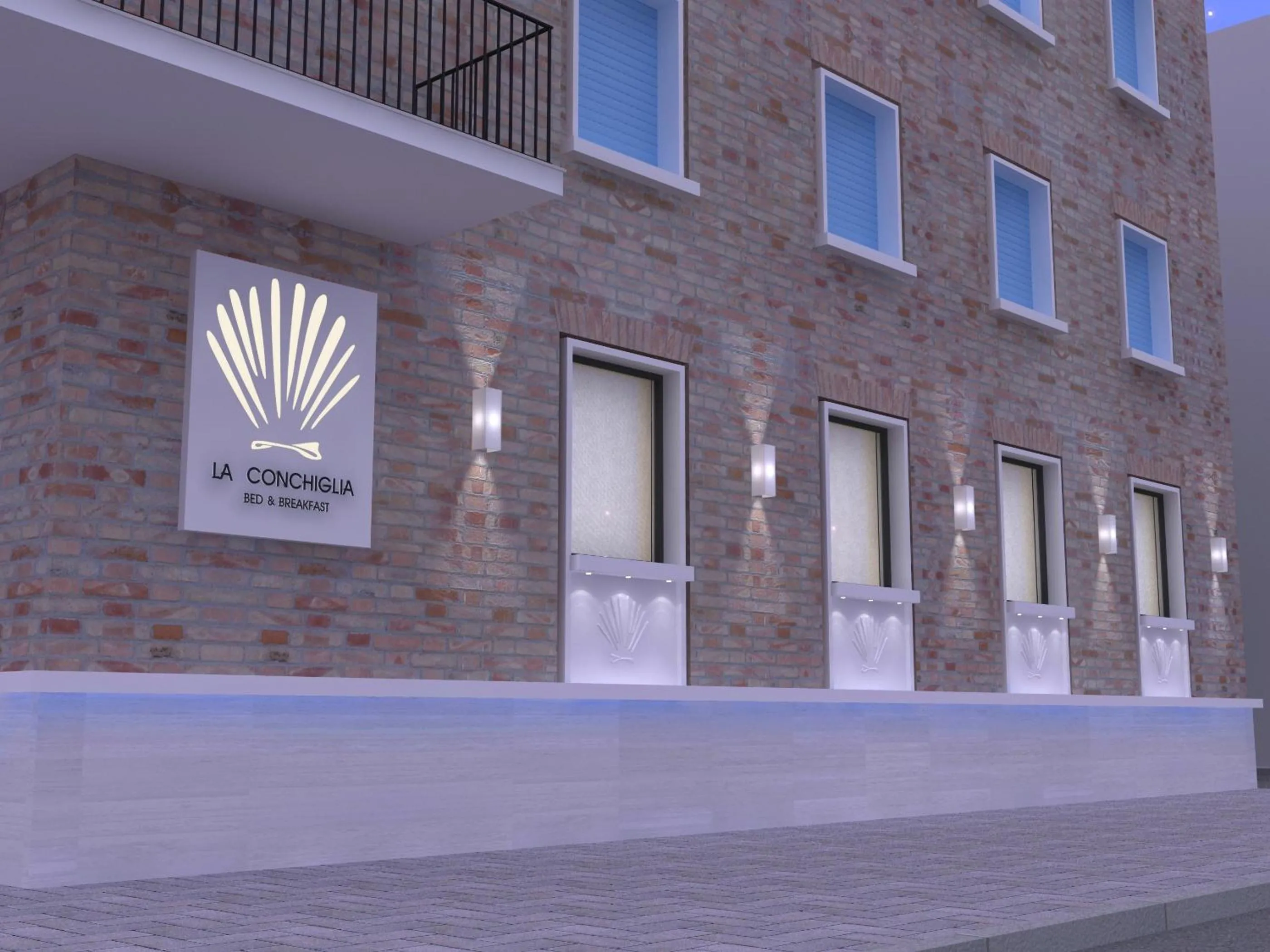 Facade/entrance in Conchiglia Suite
