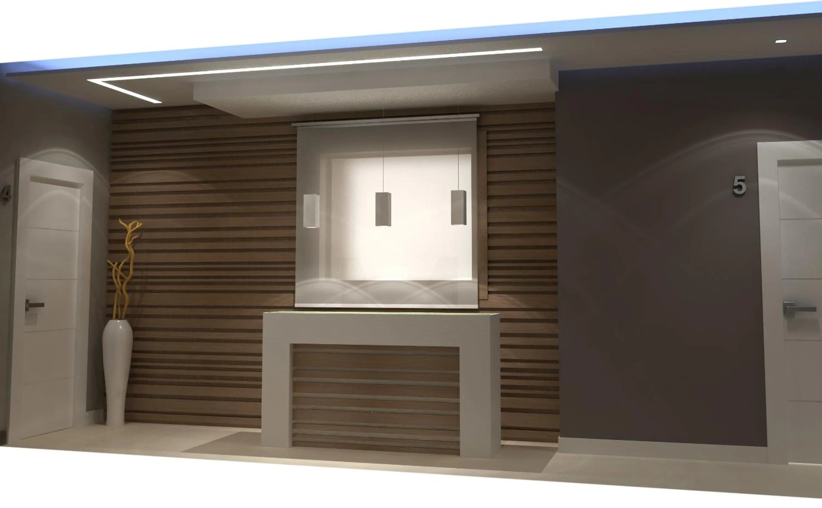 Facade/entrance in Conchiglia Suite