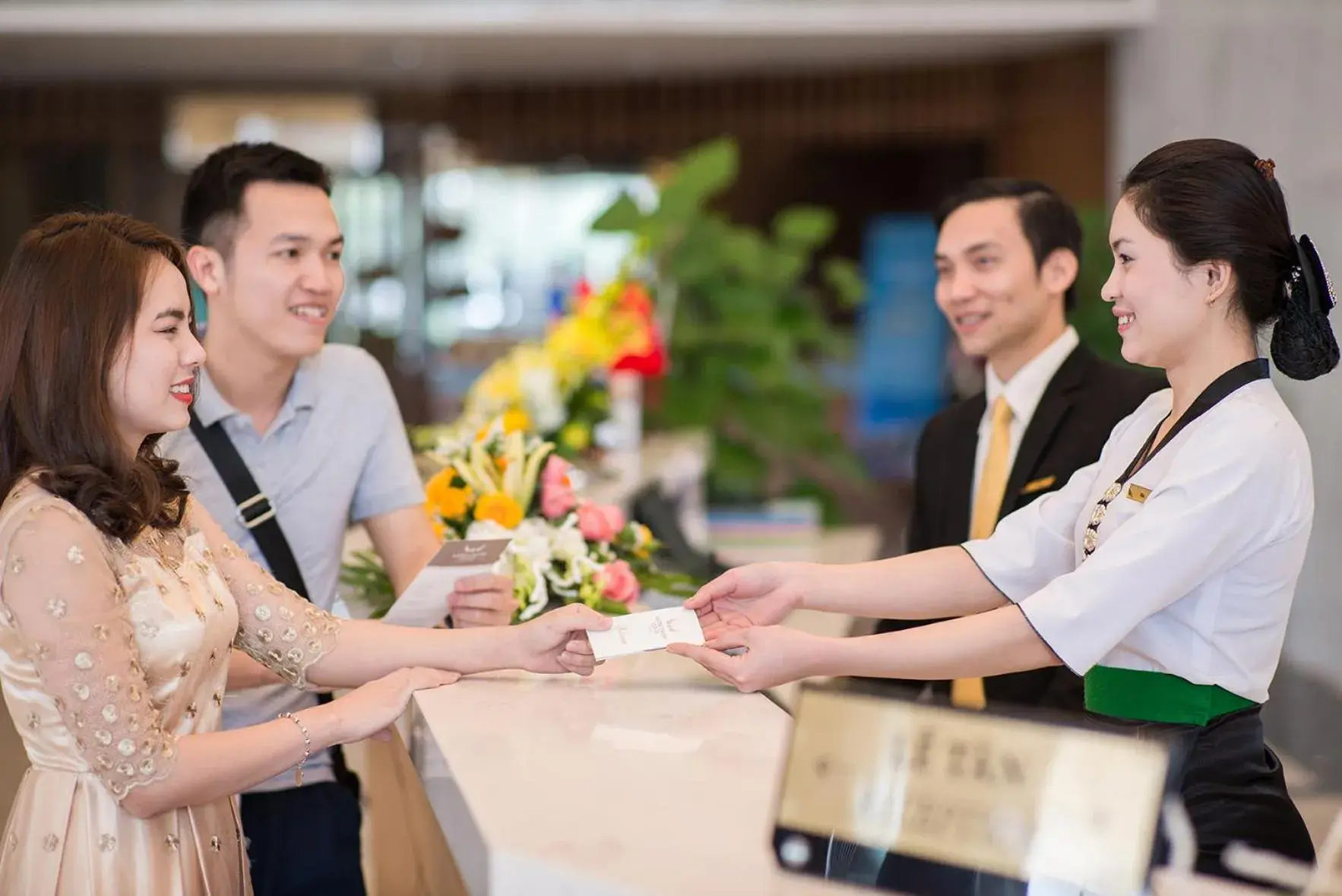 Lobby or reception in Muong Thanh Grand Cua Lo Hotel Lobby or reception in Muong Thanh Grand Cua Lo Hotel
