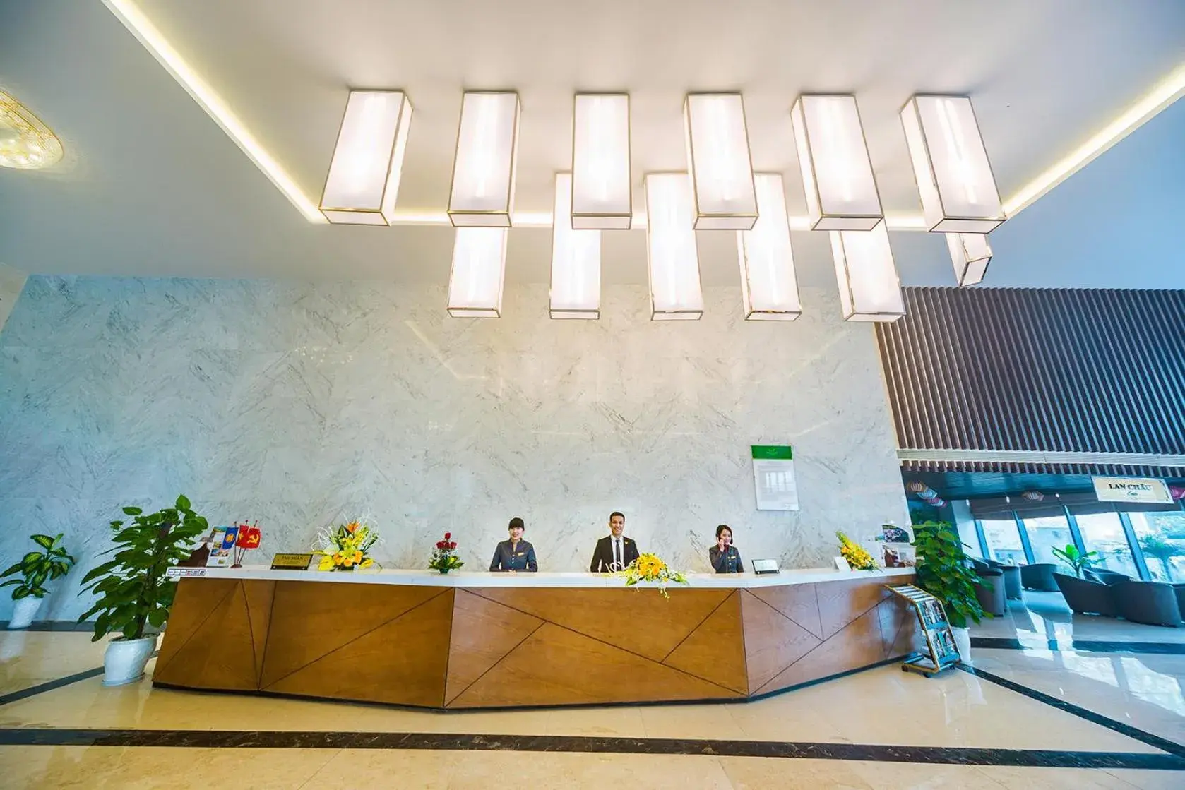 Lobby or reception in Muong Thanh Grand Cua Lo Hotel Lobby or reception in Muong Thanh Grand Cua Lo Hotel