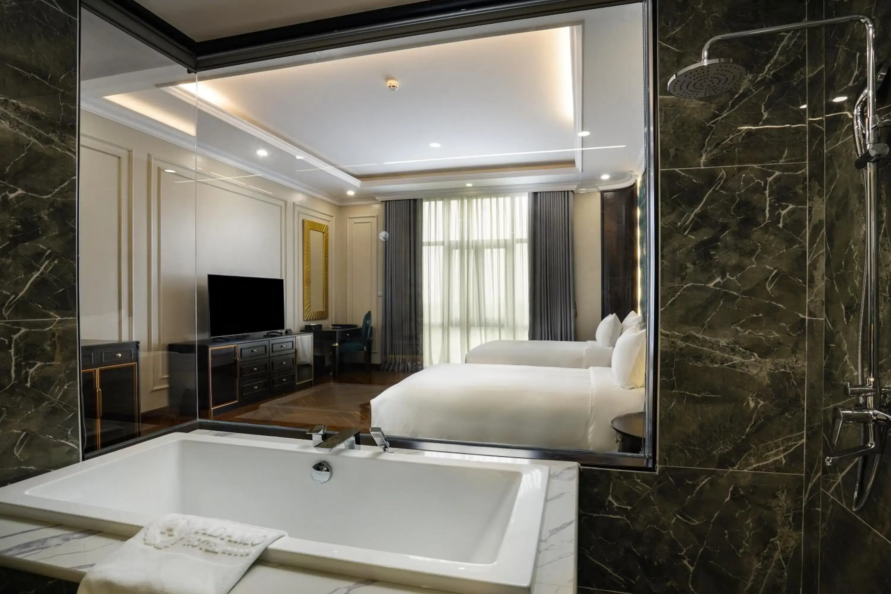 Deluxe Twin Room in Adamo Hotel Hung Yen - Free Daily Access To The Jimjilbang Deluxe Twin Room in Adamo Hotel Hung Yen - Free Daily Access To The Jimjilbang
