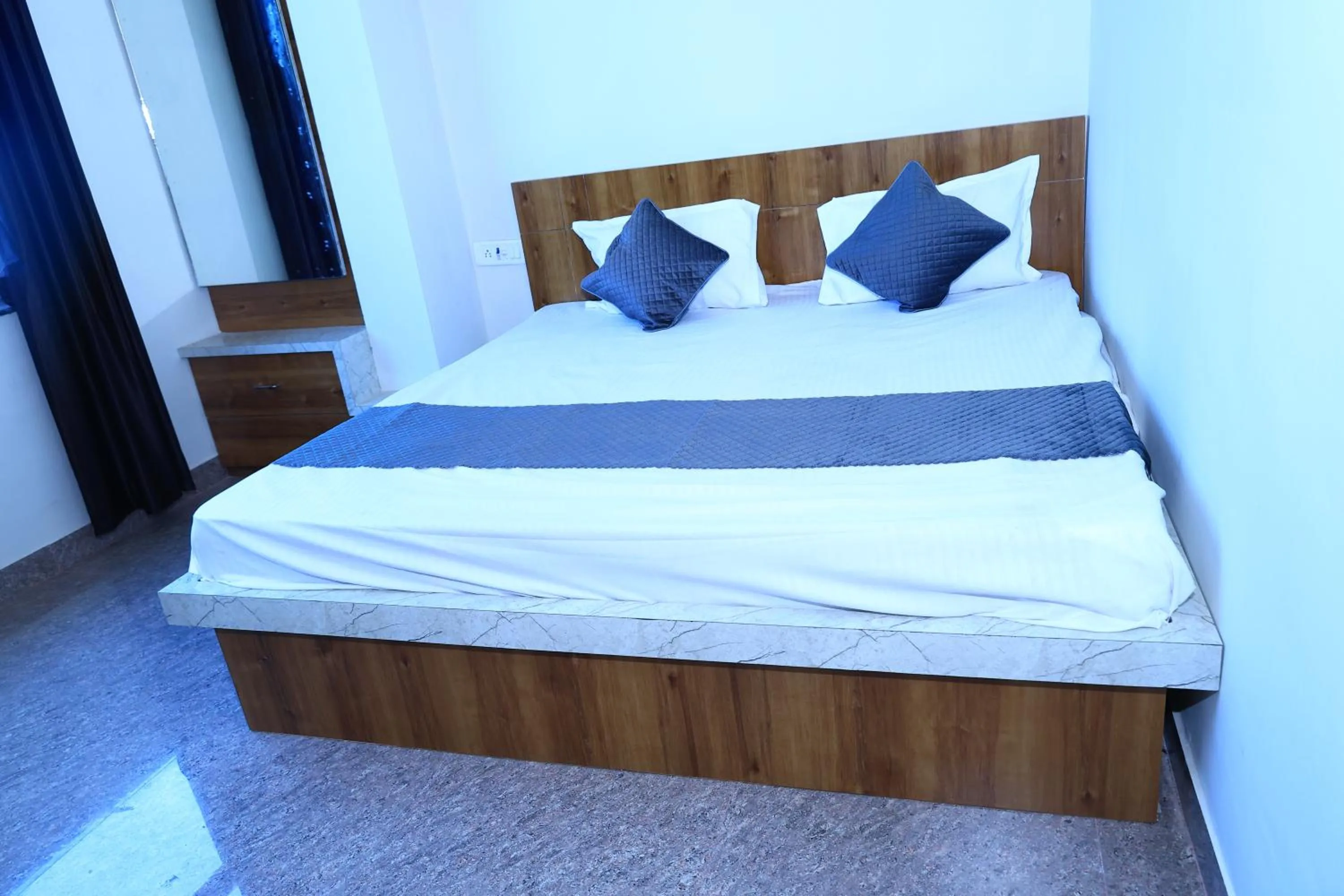 Bed in Hotel SHIV SHAKTI PALACE