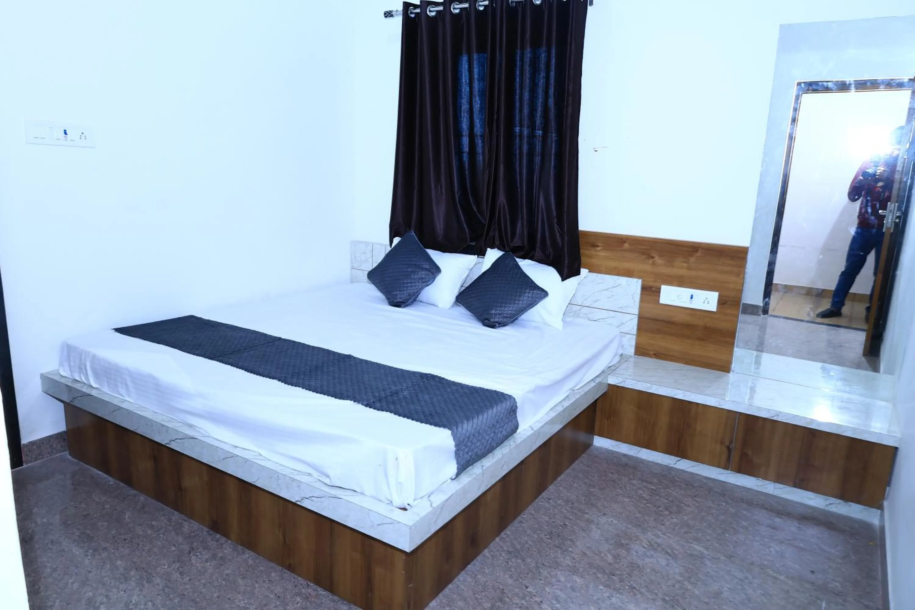 Bed in Hotel SHIV SHAKTI PALACE