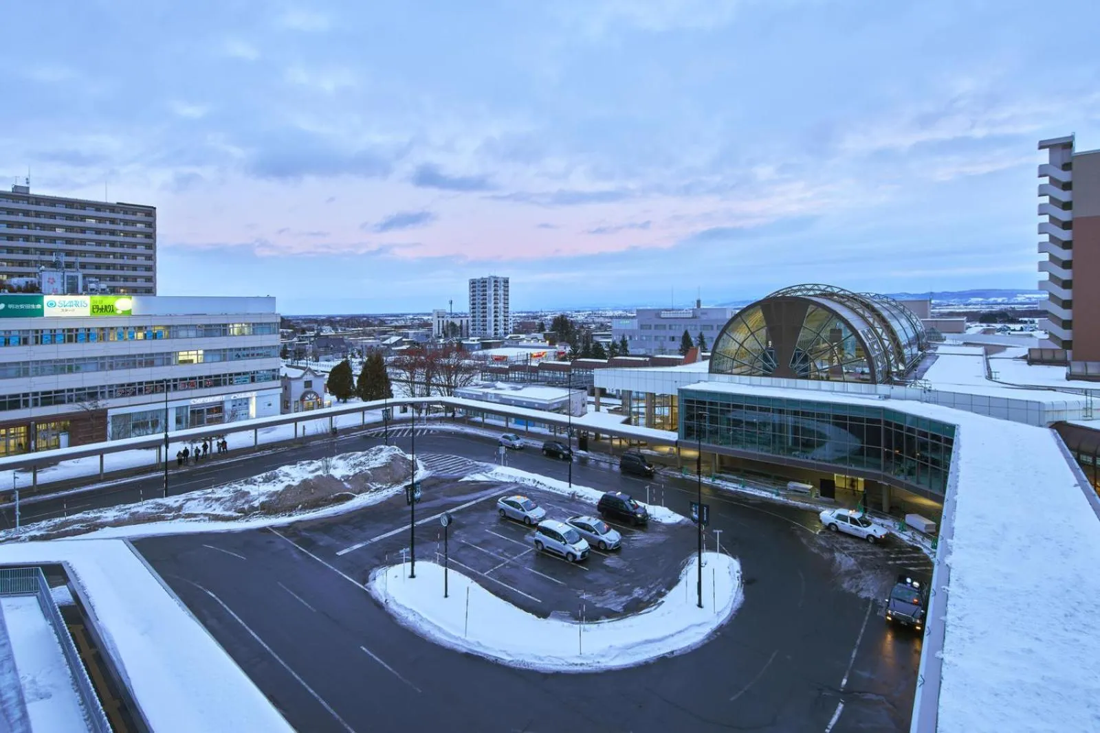 Bird's eye view in ES CON FIELD HOKKAIDO HOTEL Kitahiroshima Station