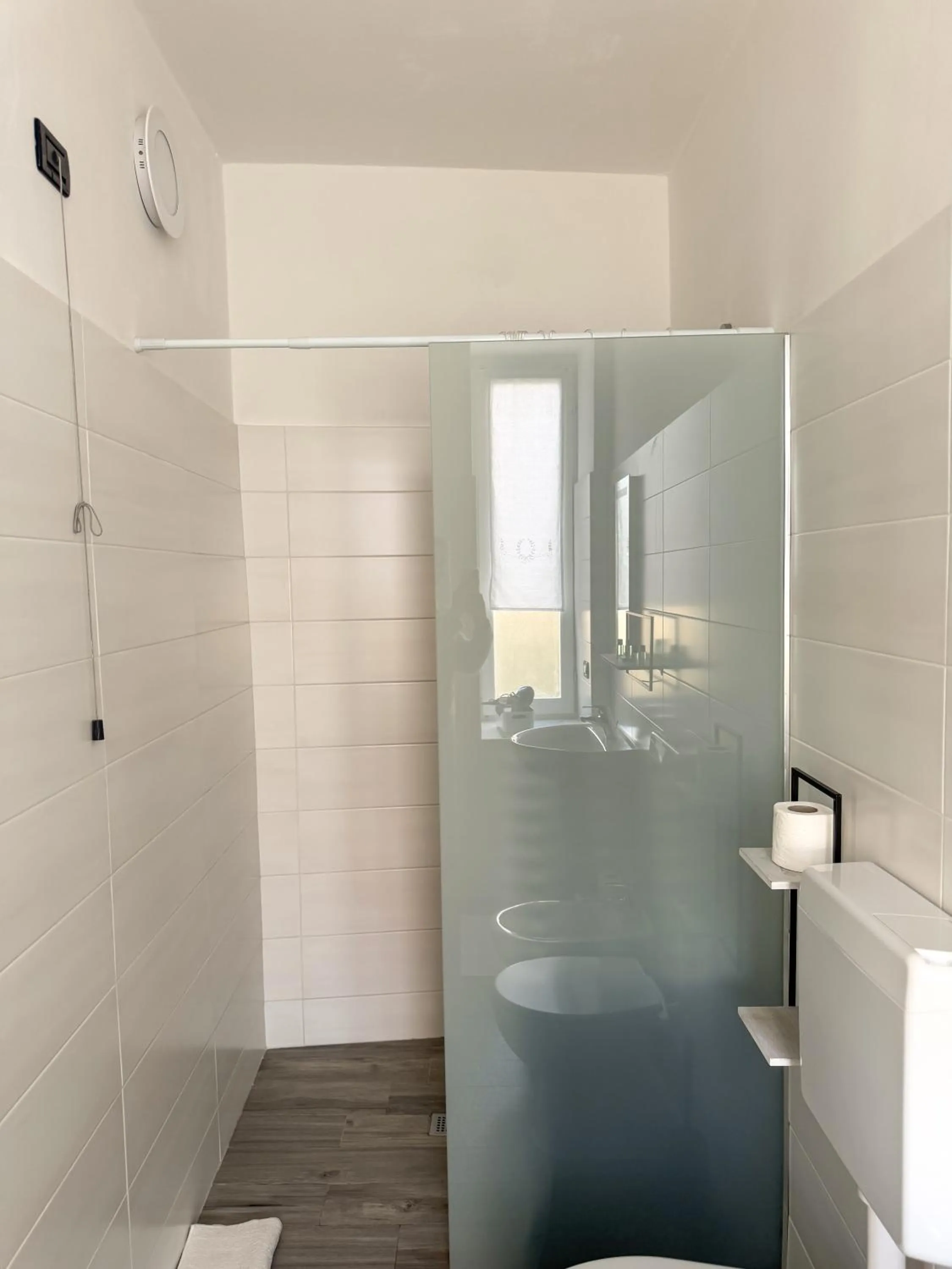 Shower in Villa Salvarezza