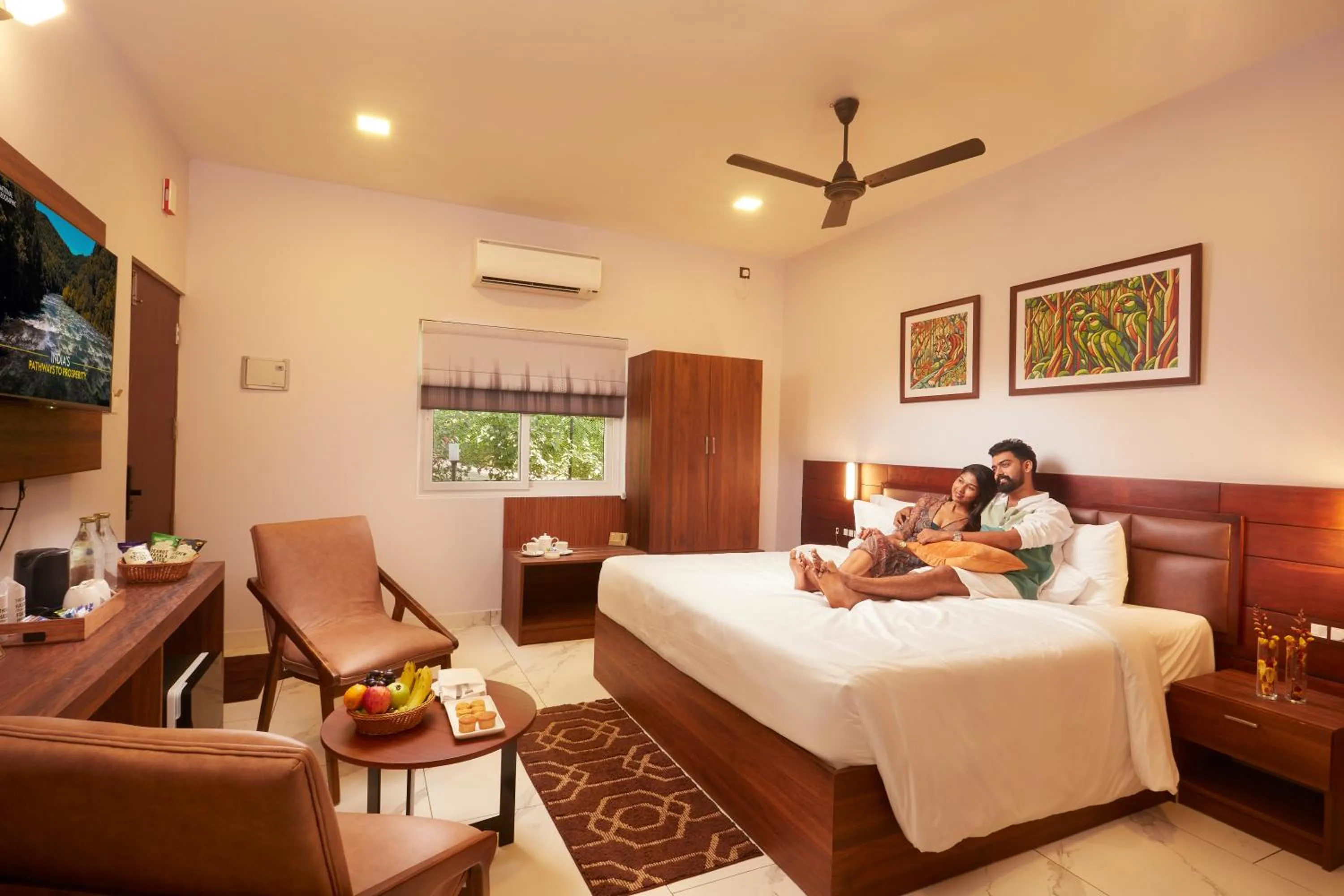 People, Bed in ERA Resort By Stride