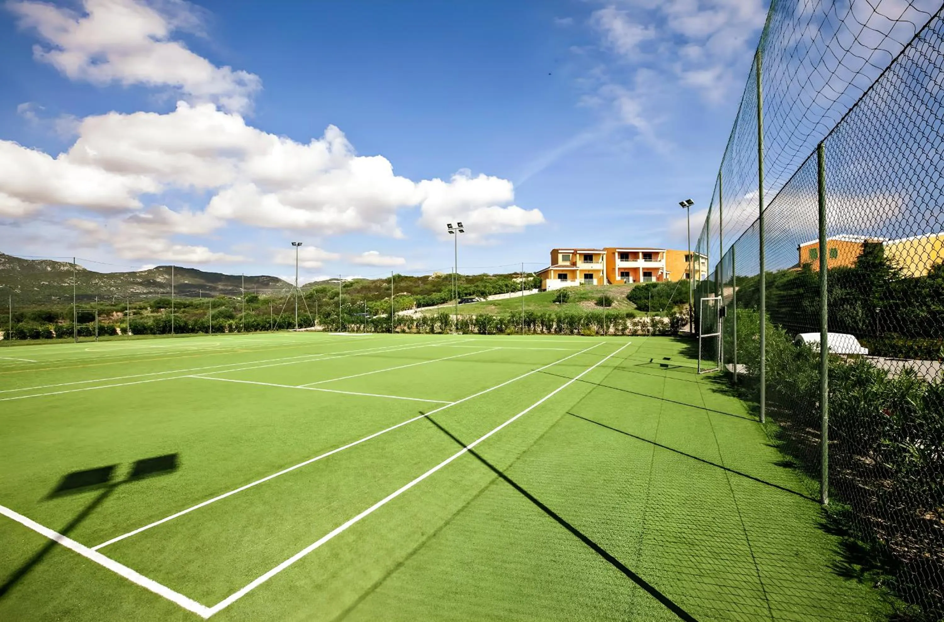 Tennis court in Hotiday Golfo Aranci
