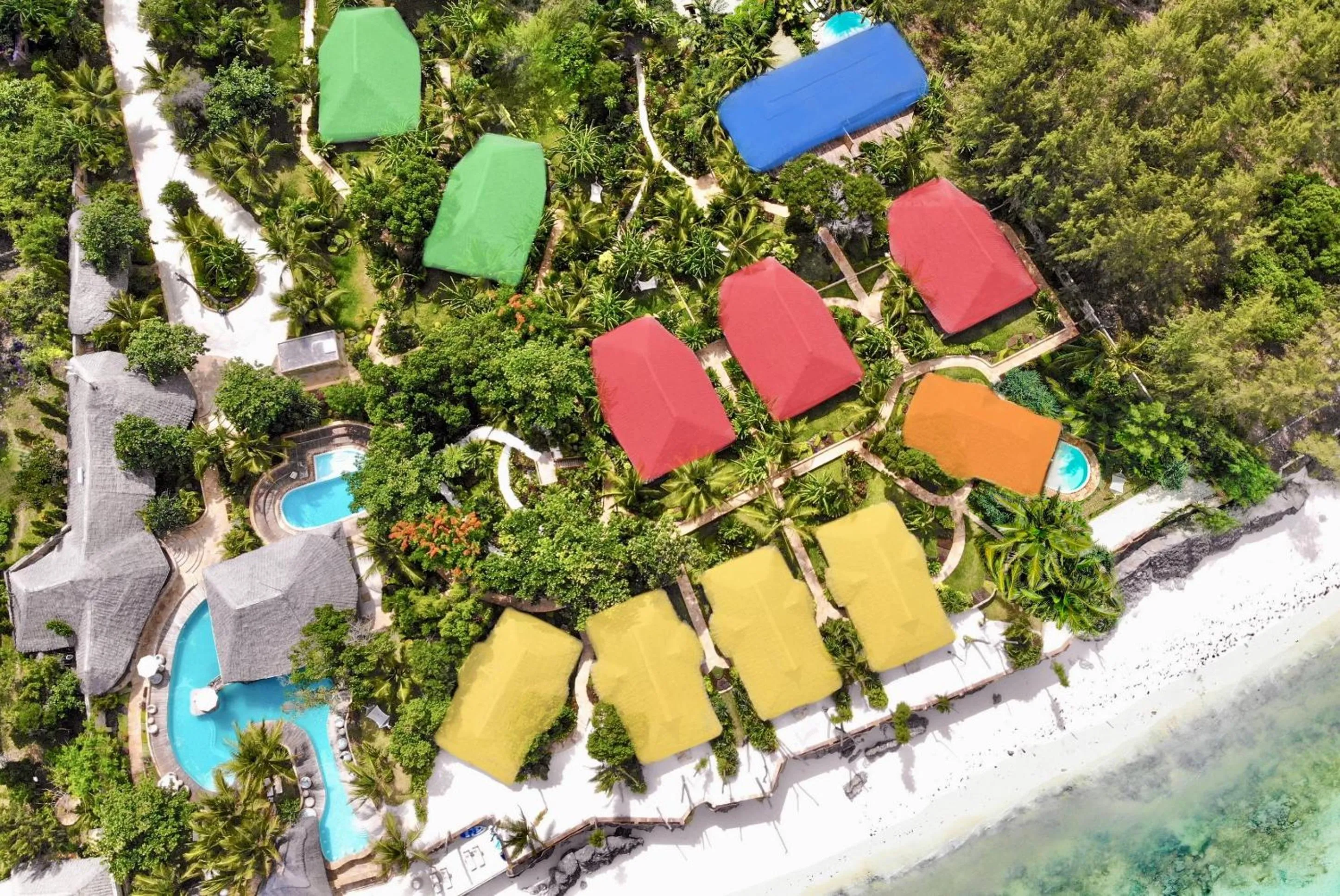 Property building in Tulia Zanzibar Unique Beach Resort