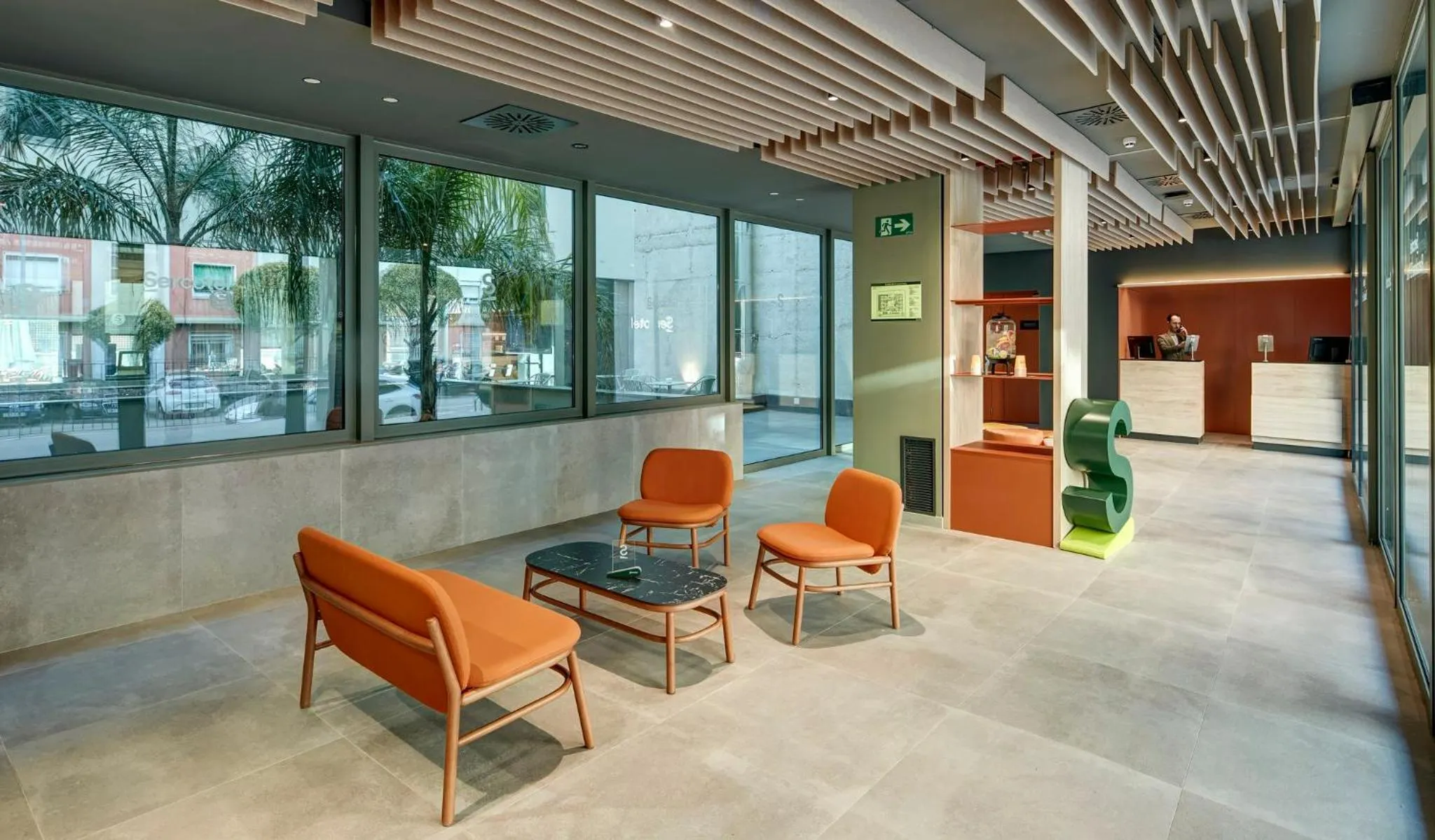 Lobby or reception in Sercotel Barcelona El Prat