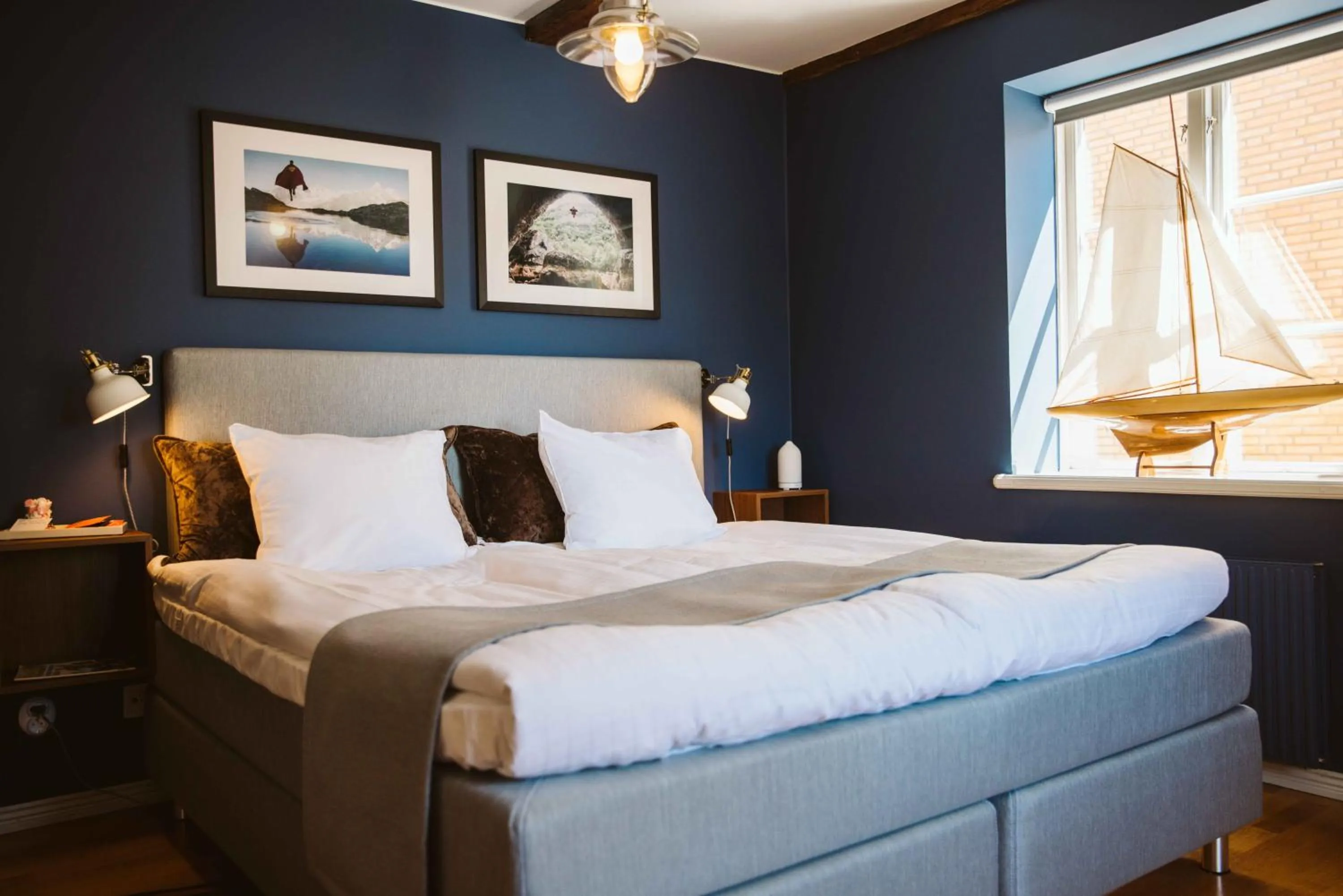 Photo of the whole room, Bed in Köpmans Boutique Hotel & Bistro