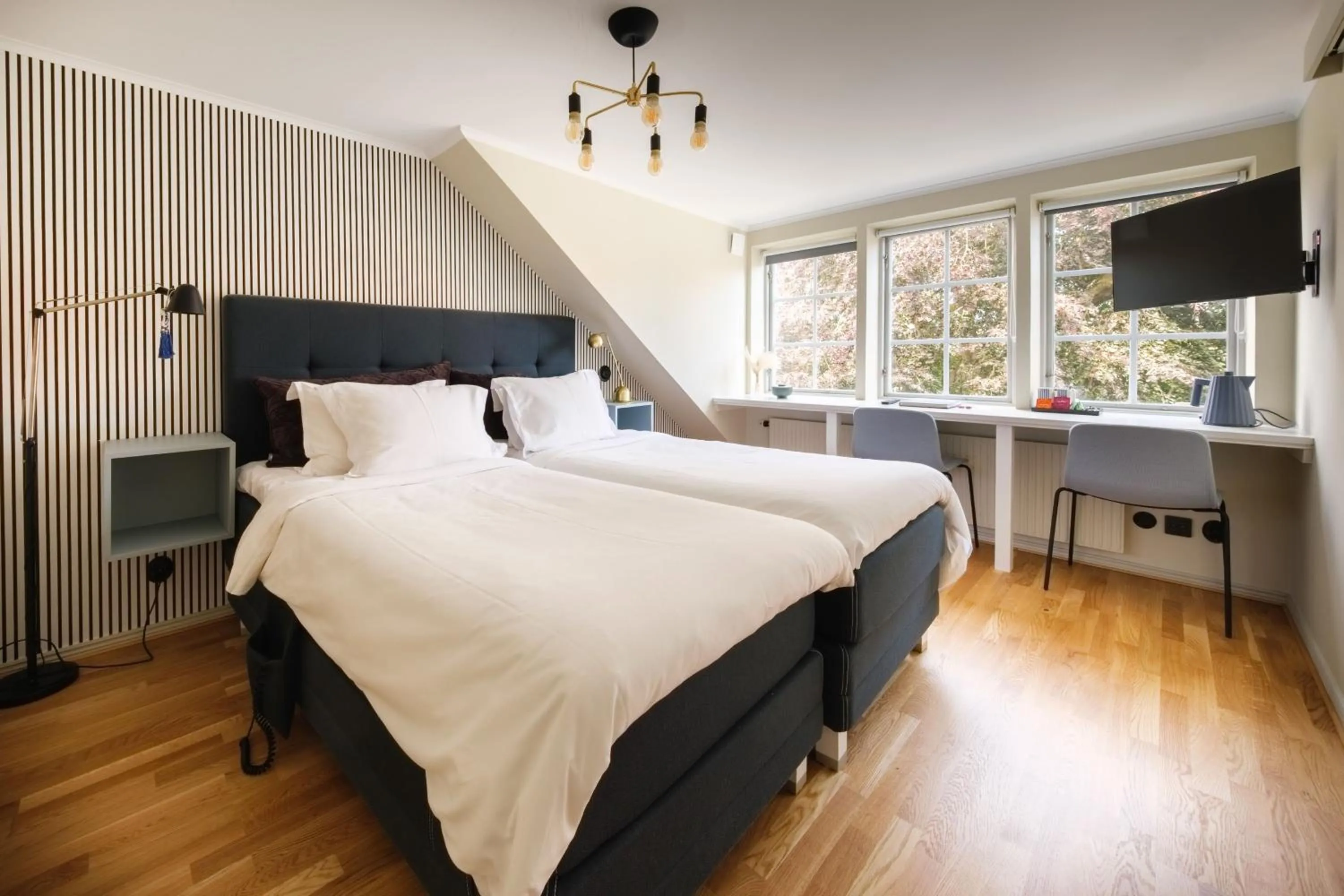 Photo of the whole room, Bed in Köpmans Boutique Hotel & Bistro