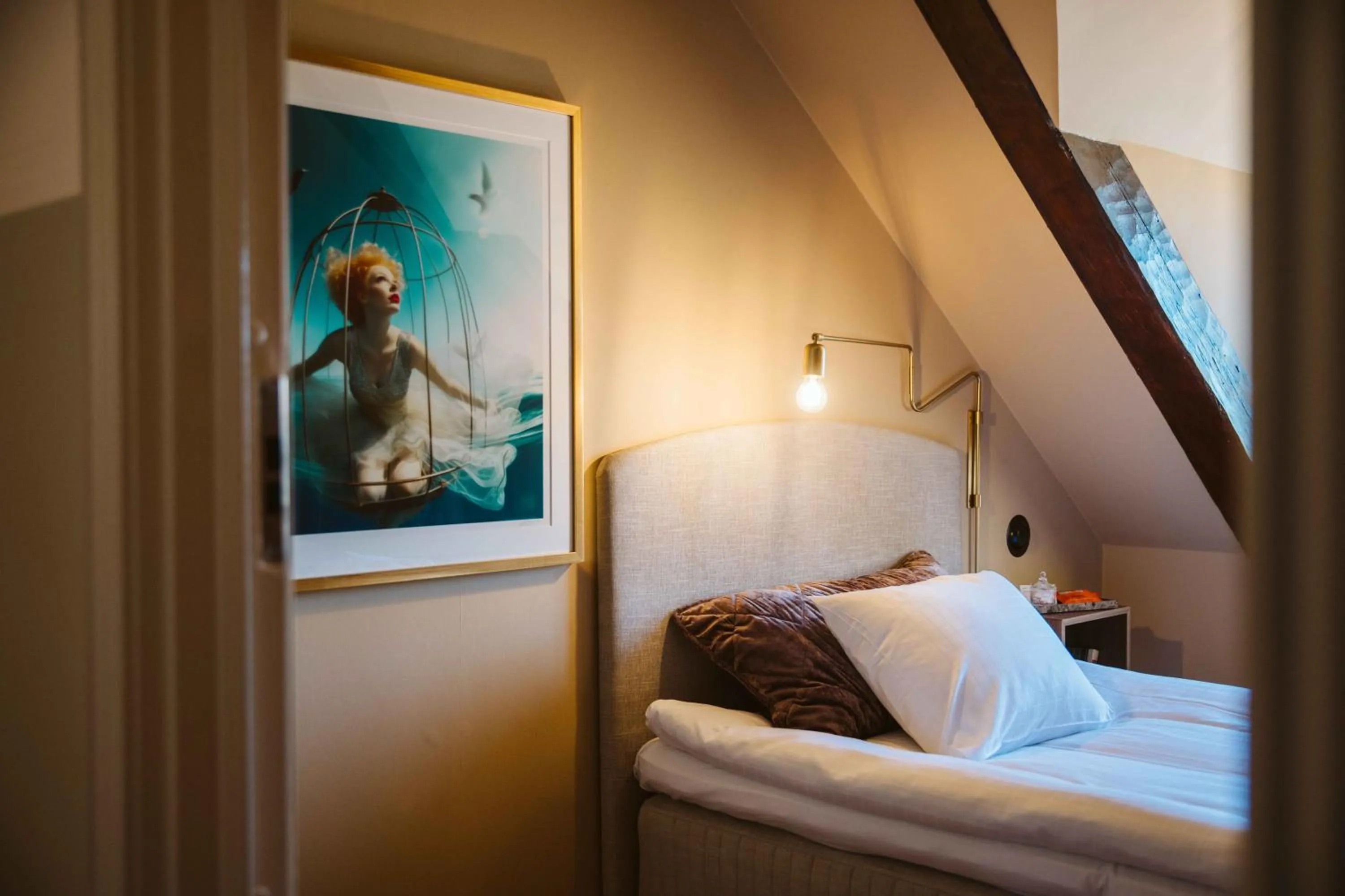 Bed in Köpmans Boutique Hotel & Bistro