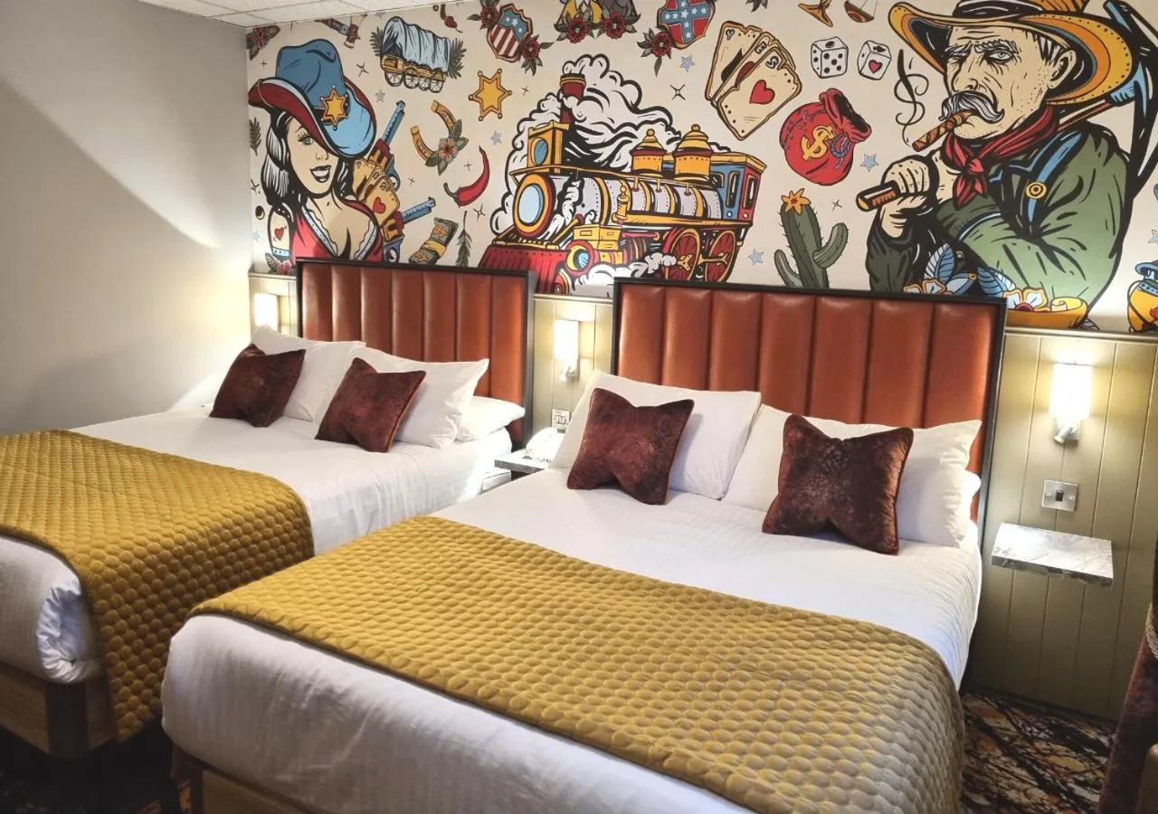 Bed in Allingham Arms Hotel