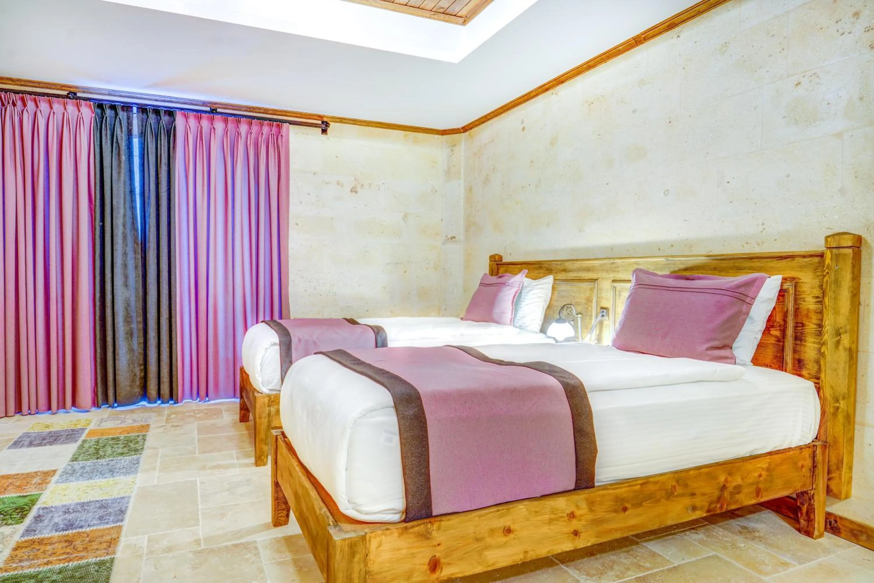 Bed in Unique Cappadocia Palace