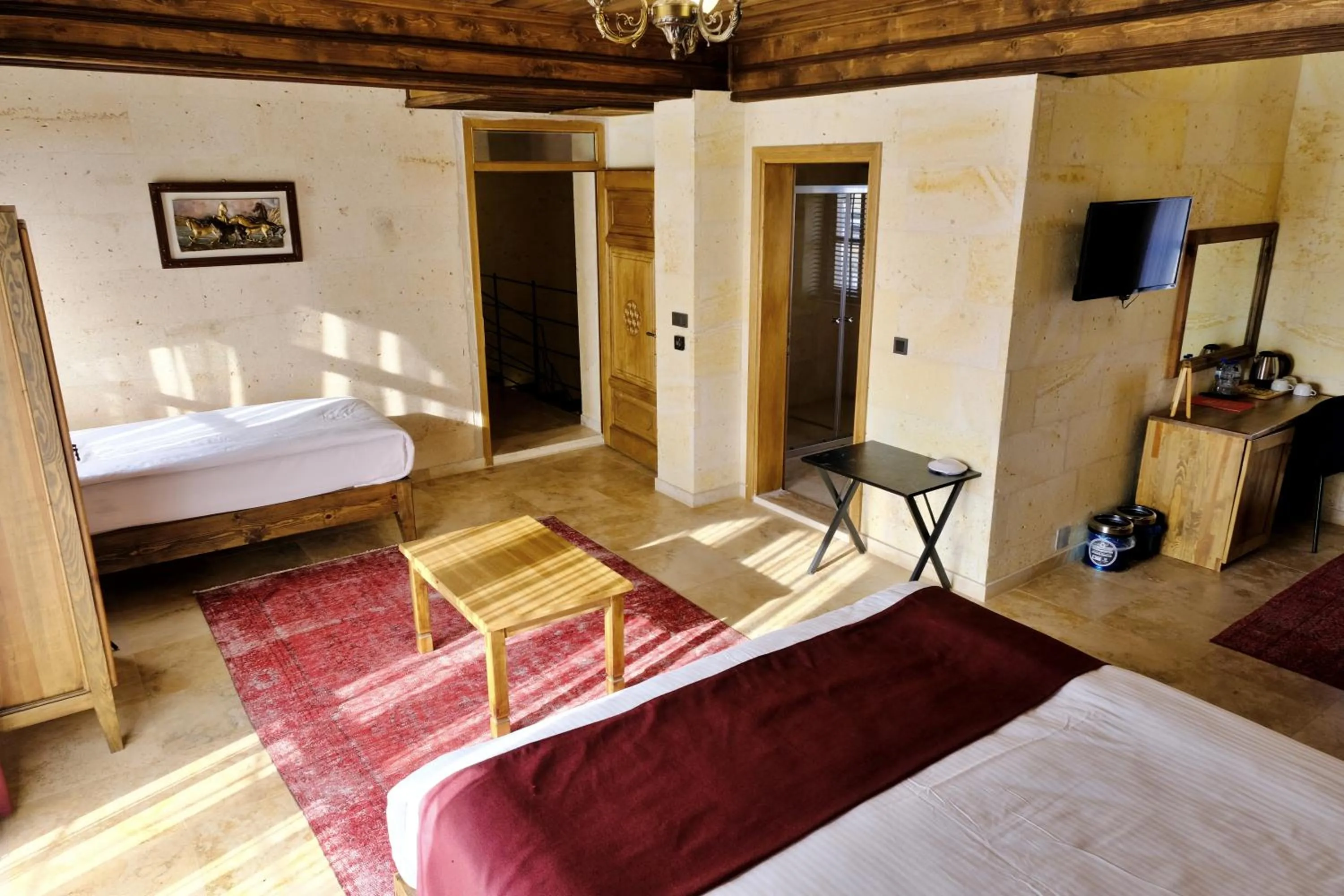 Bed in Unique Cappadocia Palace