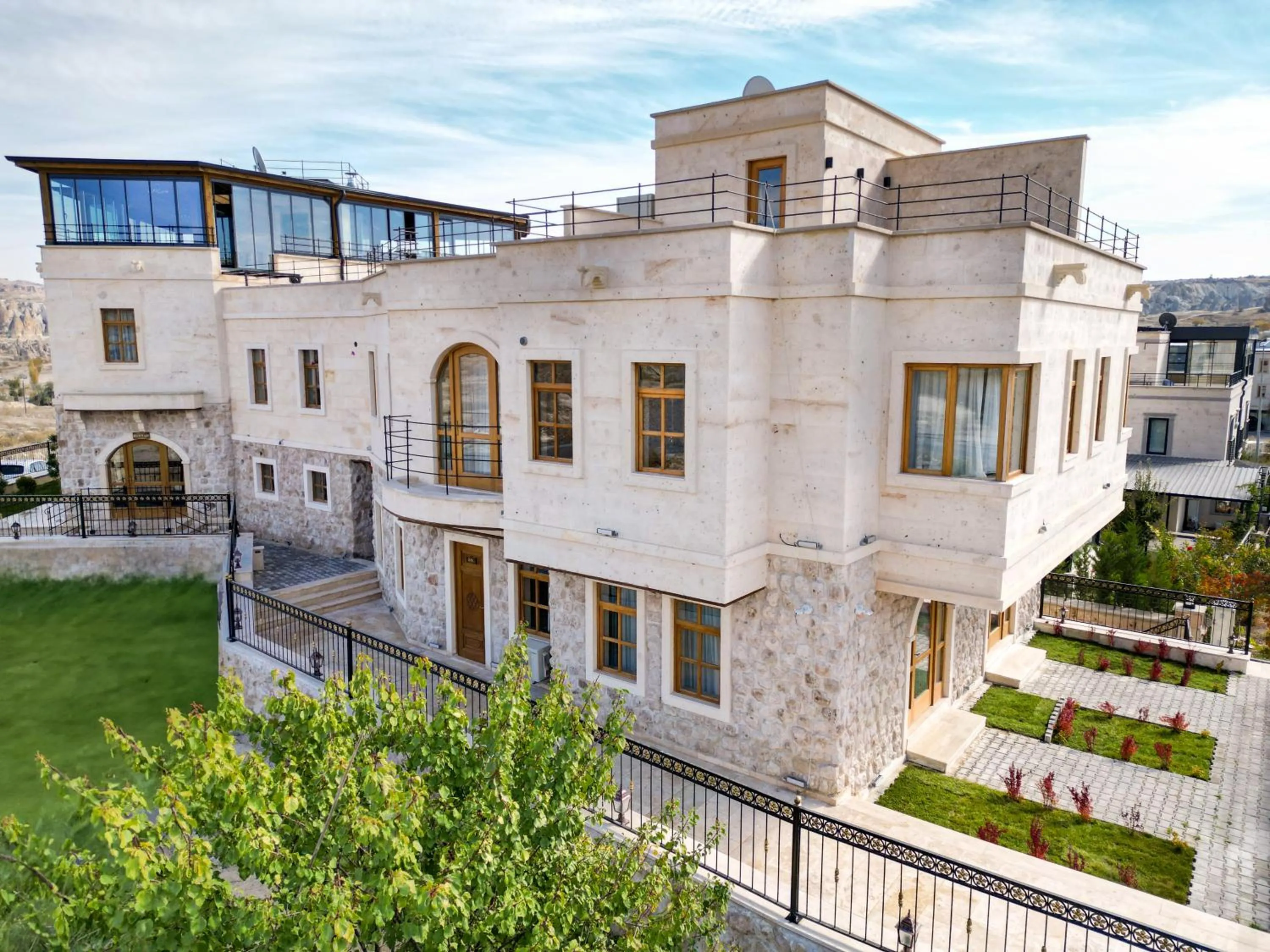 Garden in Unique Cappadocia Palace