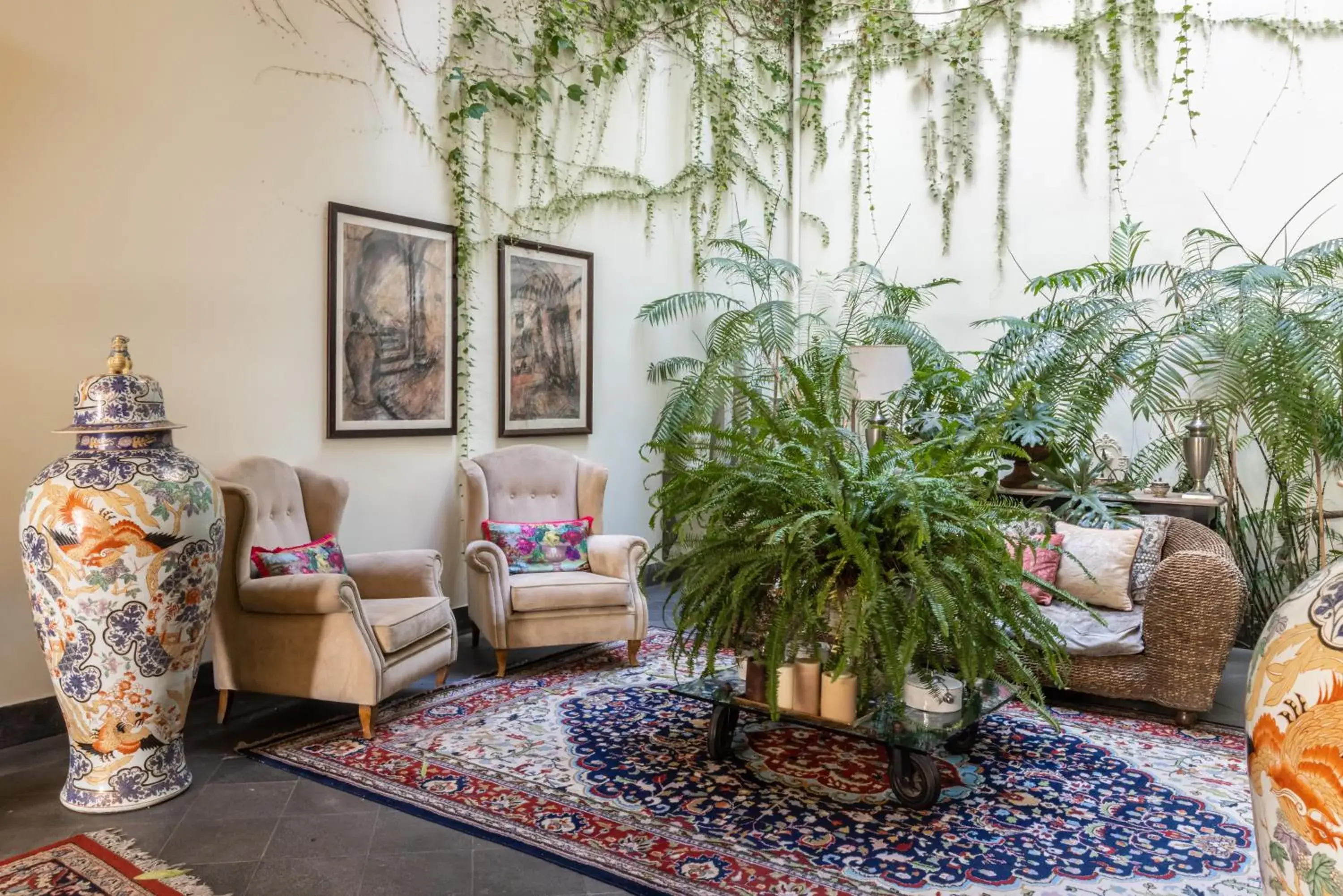 Lobby or reception in Palazzo Marziale Lobby or reception in Palazzo Marziale