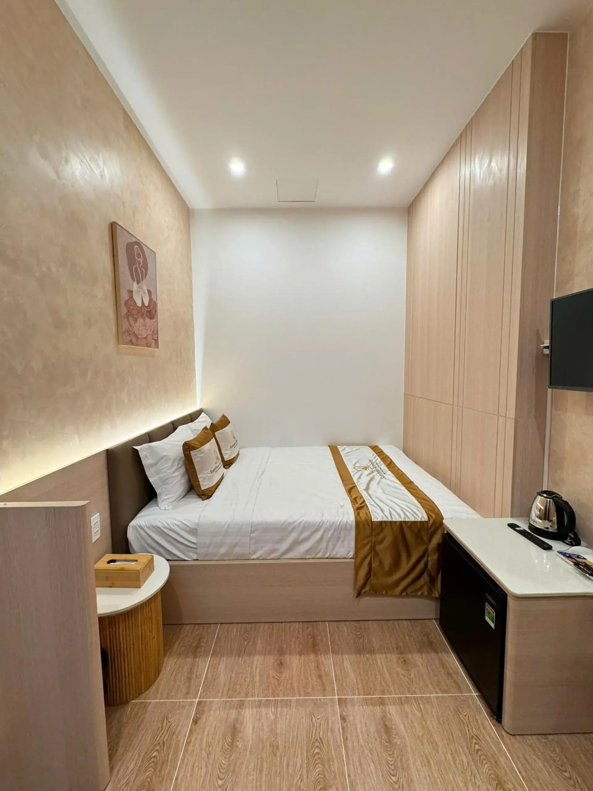 Bed in Sunshine Homestay Bạc Liêu Bed in Sunshine Homestay Bạc Liêu