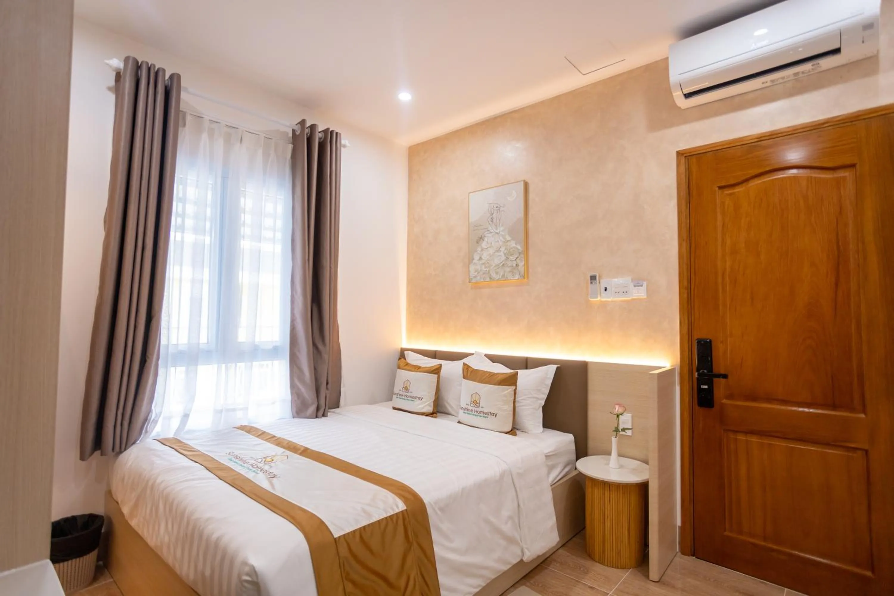 Bed in Sunshine Homestay Bạc Liêu