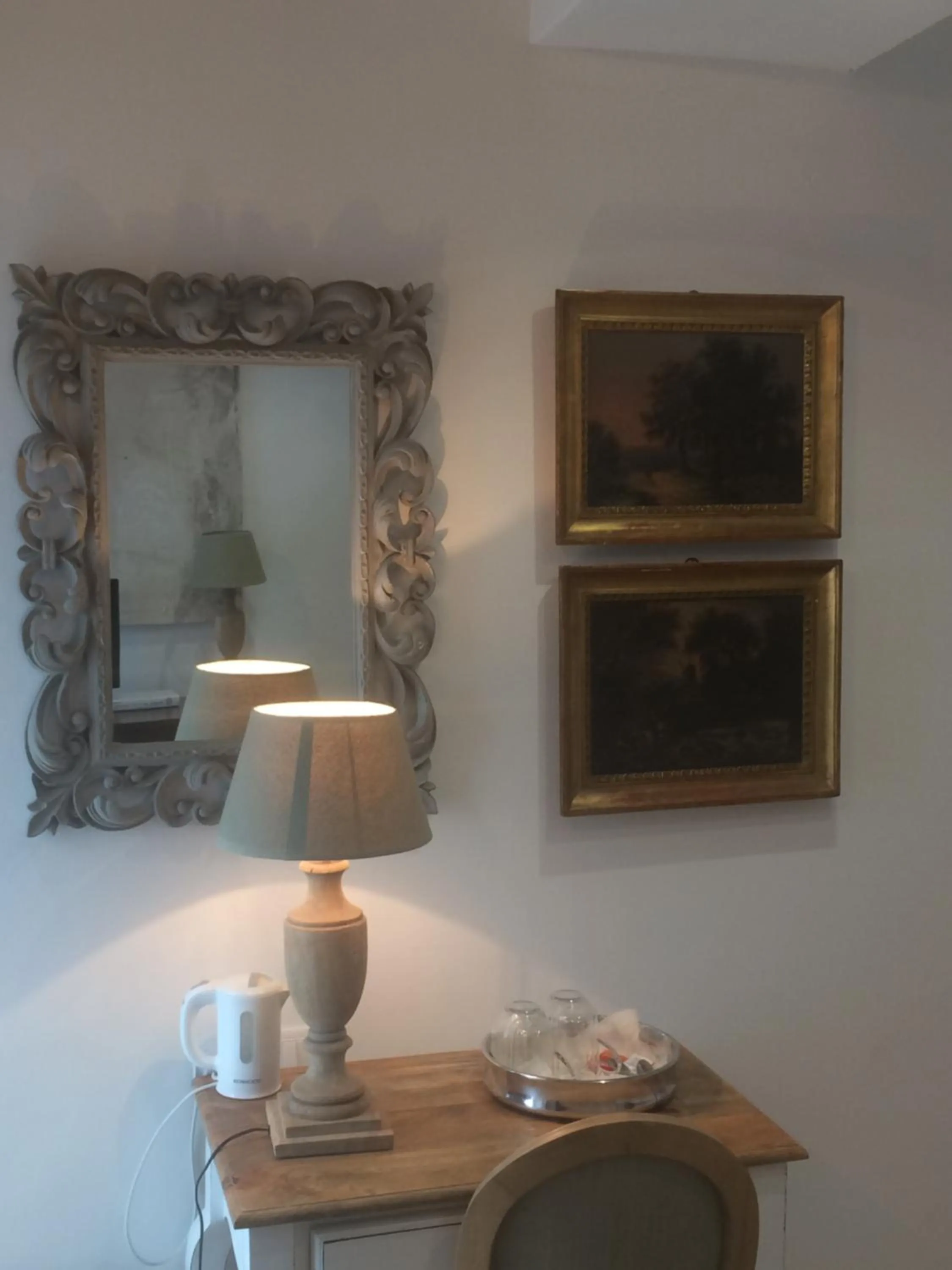 Decorative detail in Le Stanze del Cardinale